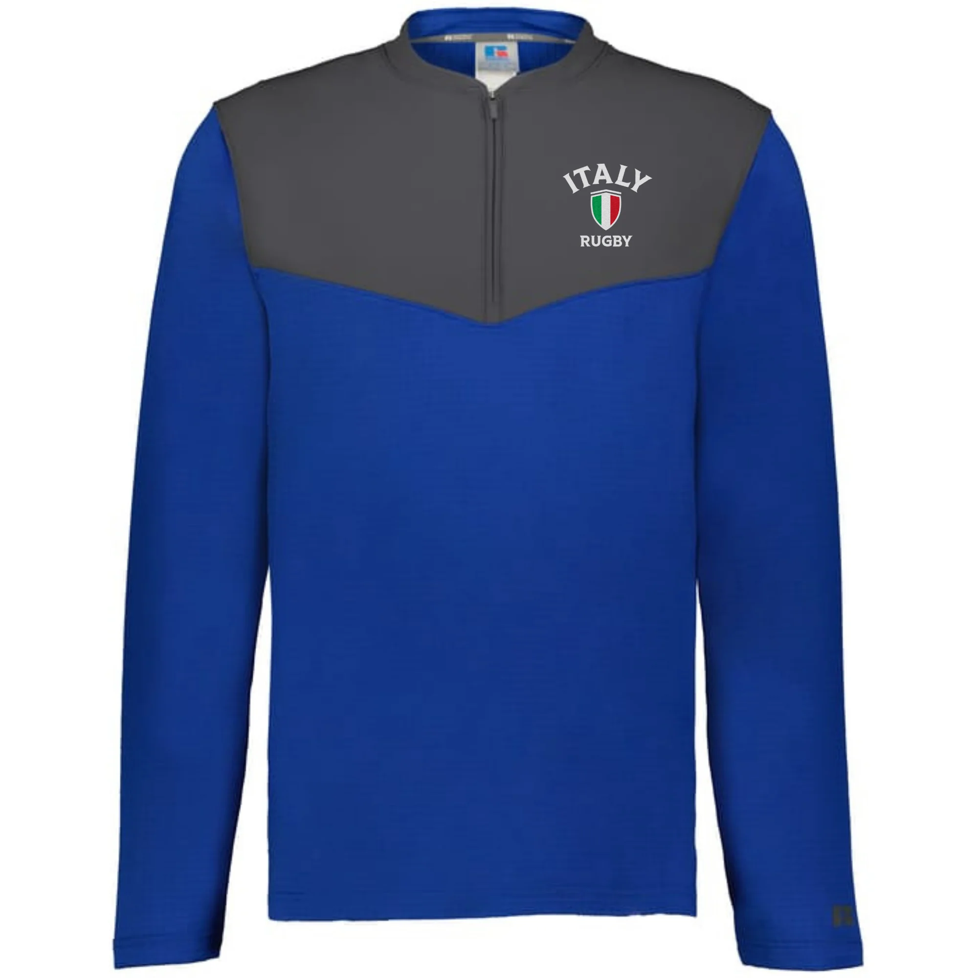Nations of Rugby Italy Sideline Grid 1/4 Zip Pullover - Image 2