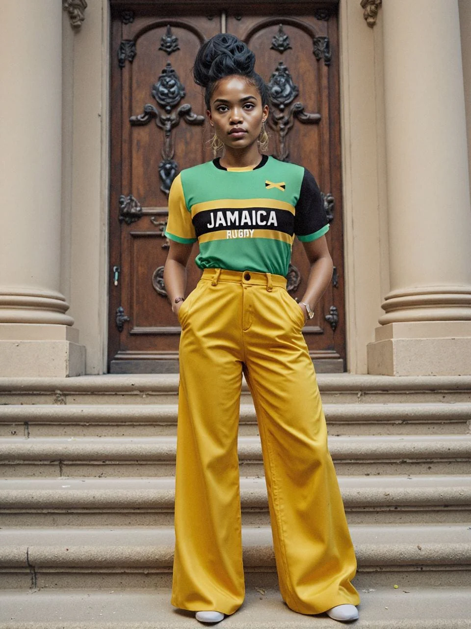Nations of Rugby Jamaica Supporters Jersey - Image 4