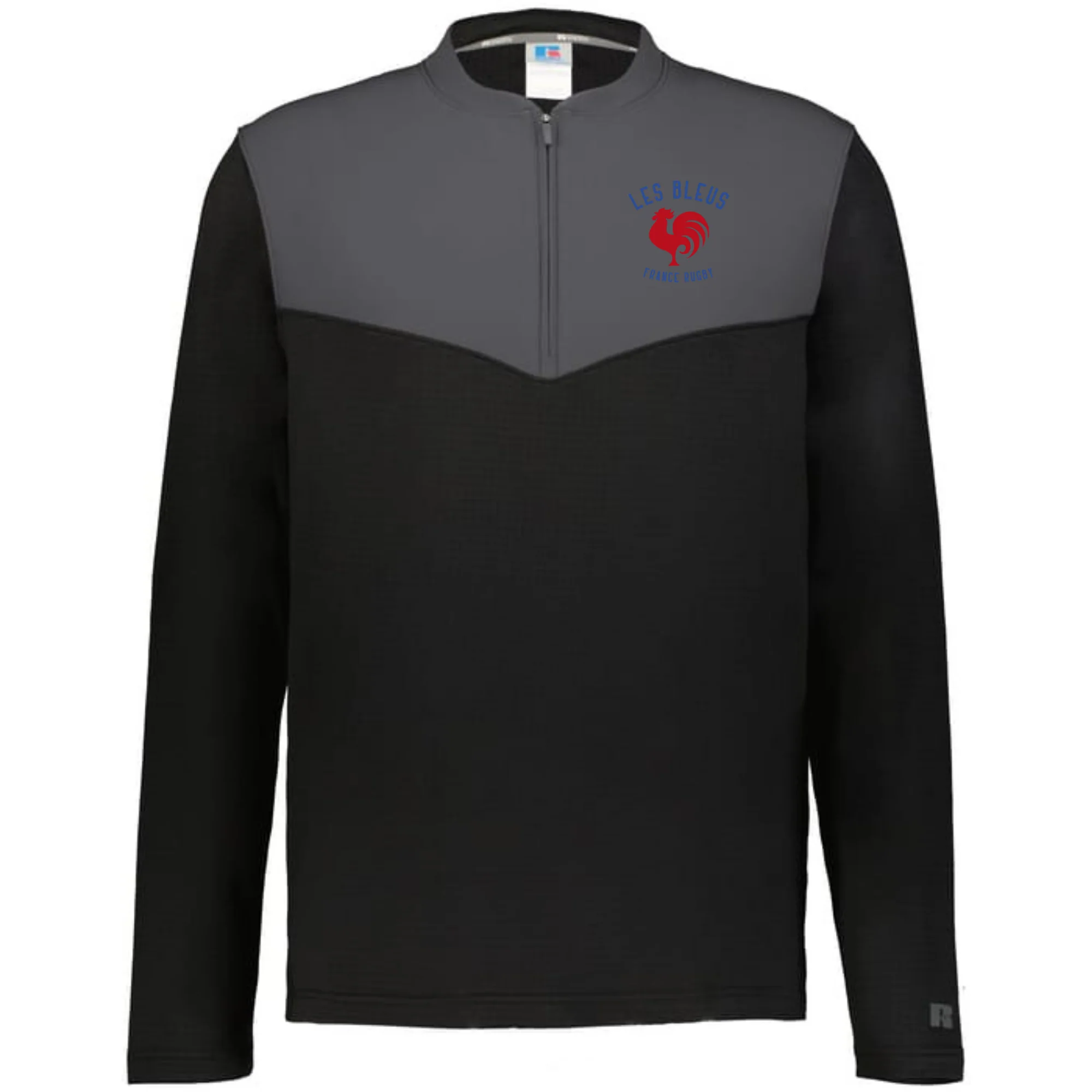 Nations of Rugby Les Bleus Sideline Grid 1/4 Zip Pullover - Image 3