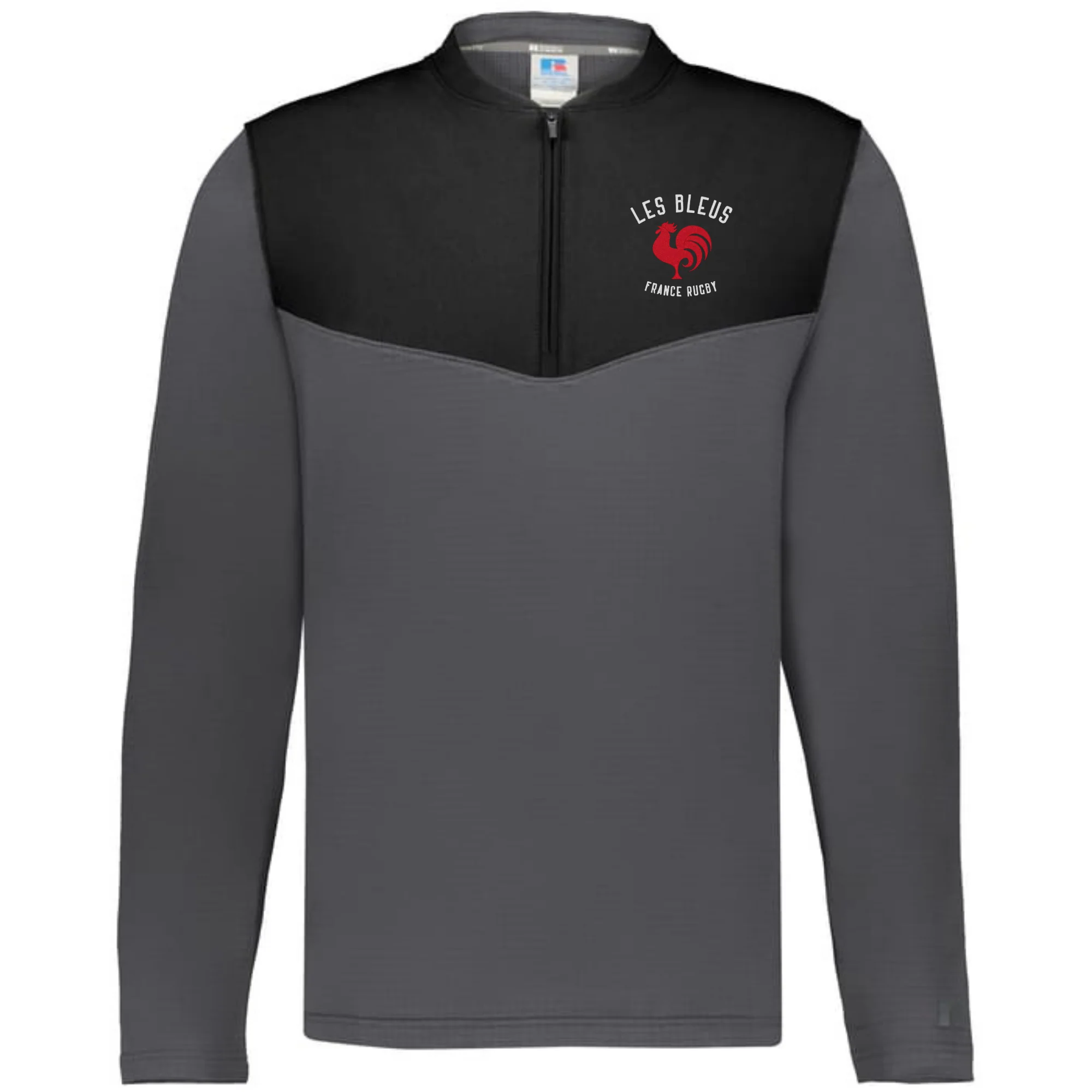 Nations of Rugby Les Bleus Sideline Grid 1/4 Zip Pullover - Image 4