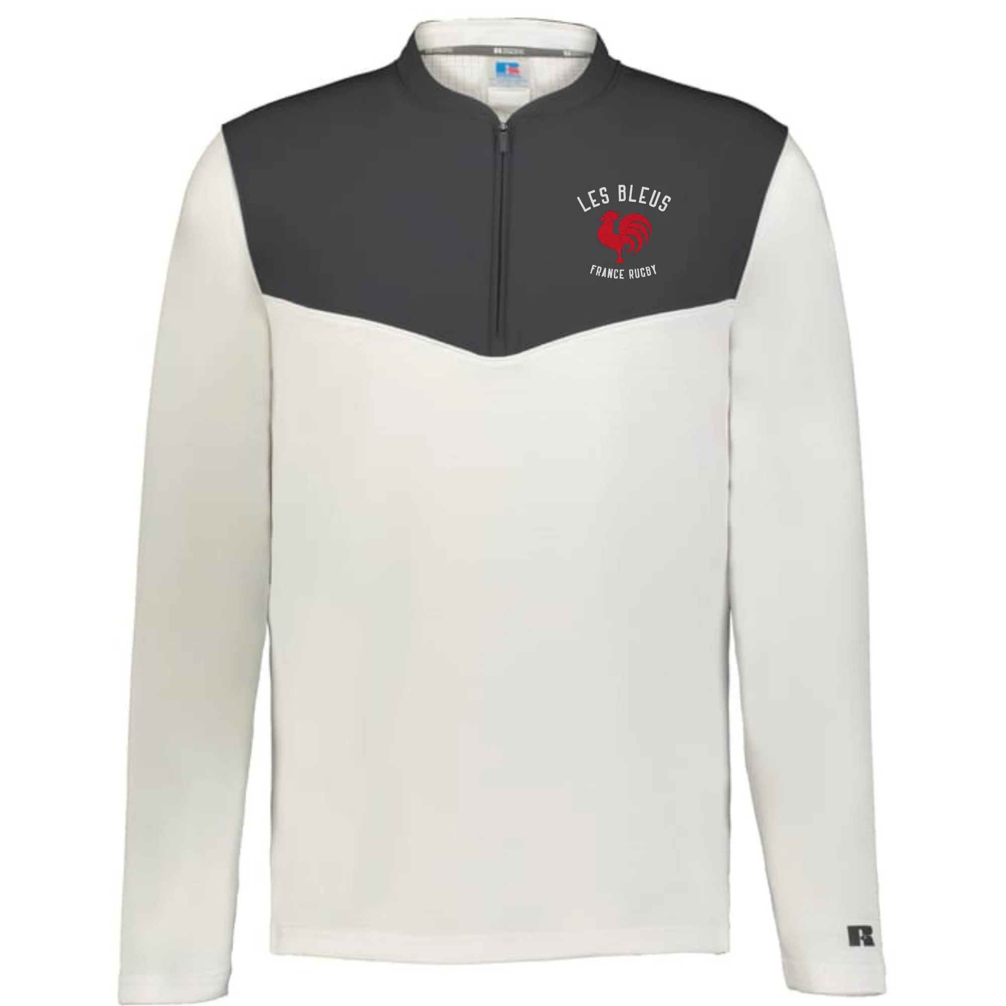 Nations of Rugby Les Bleus Sideline Grid 1/4 Zip Pullover - Image 5