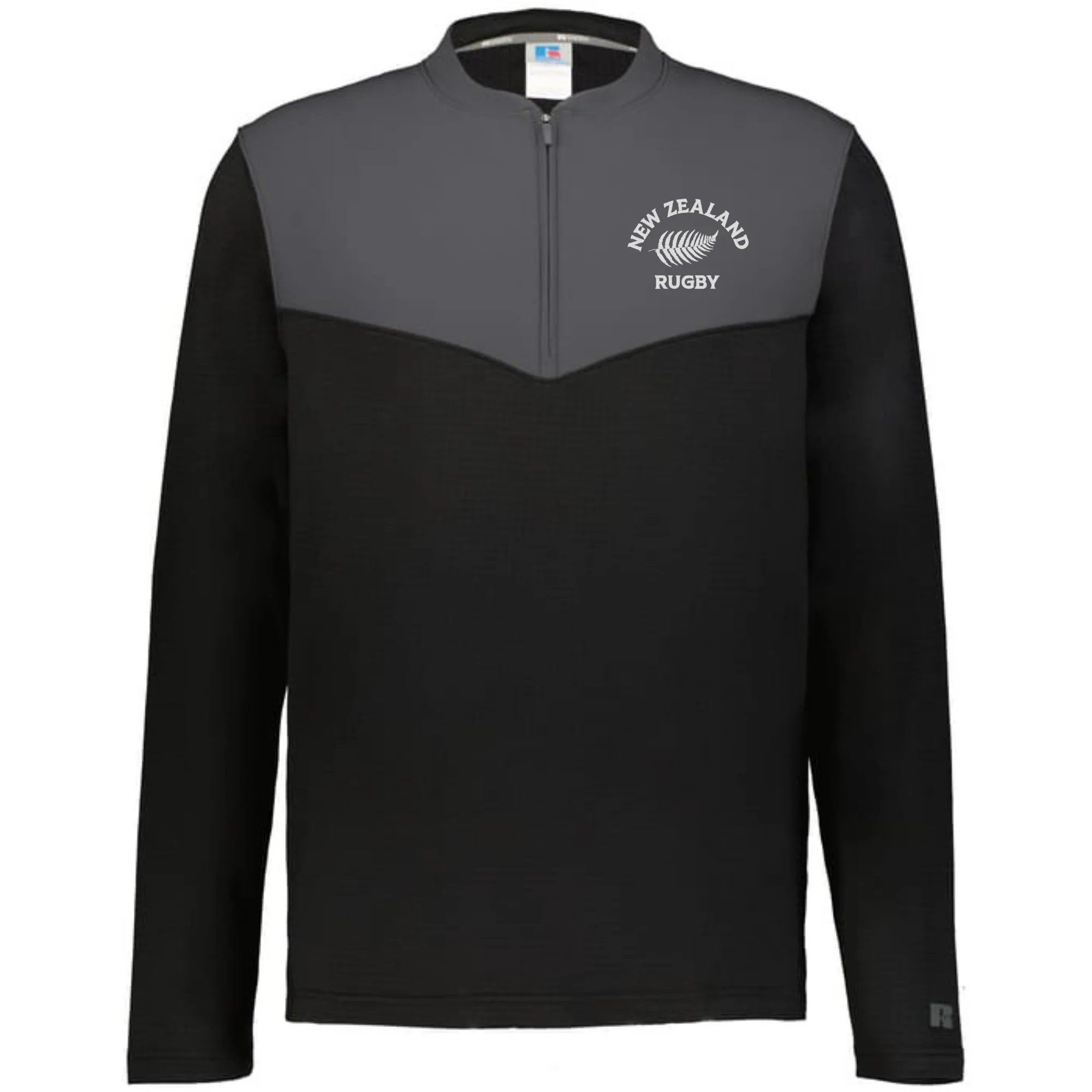 Nations of Rugby New Zealand Sideline Grid 1/4 Zip Pullover