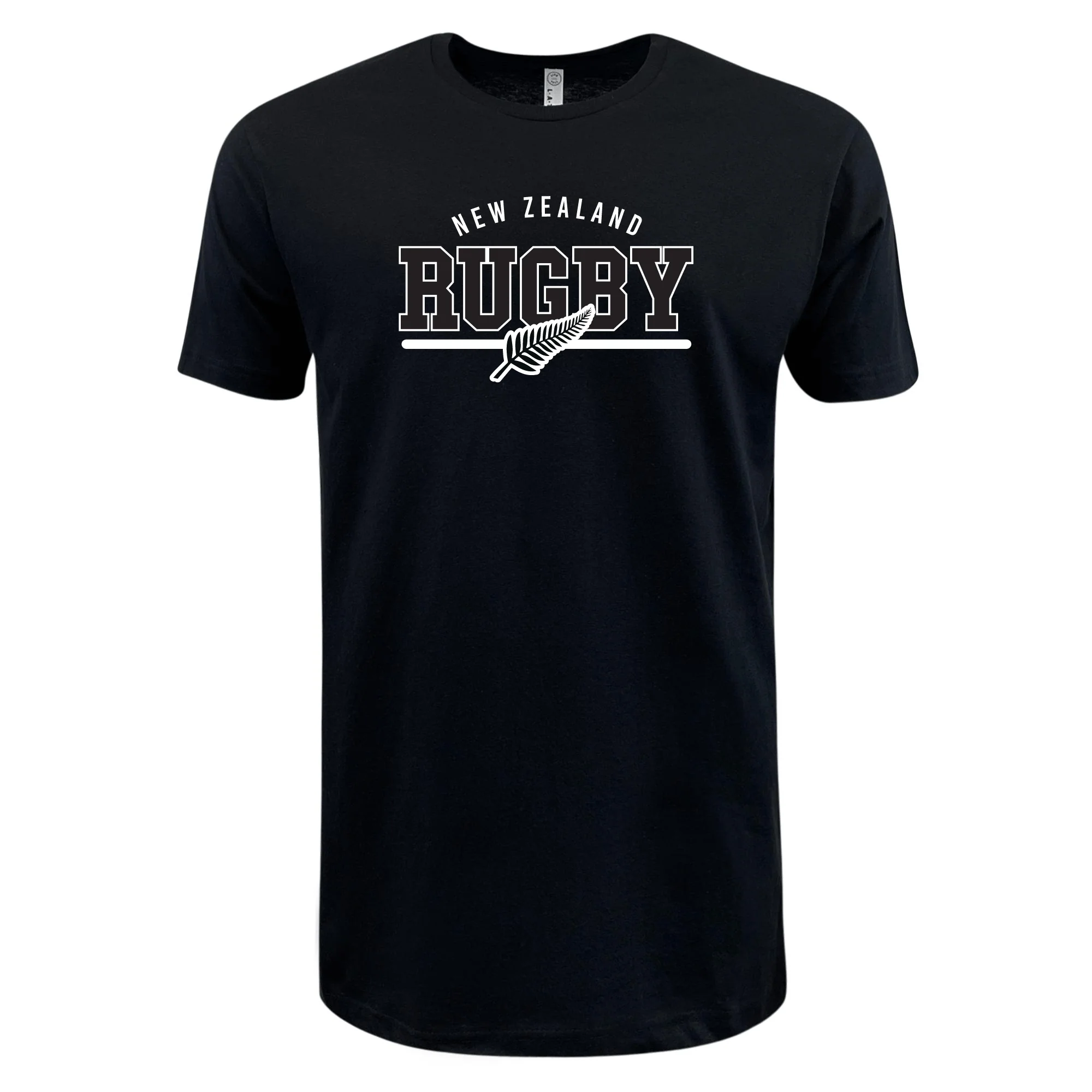 Nations of Rugby New Zealand Wordmark Supersoft Tee - Image 2
