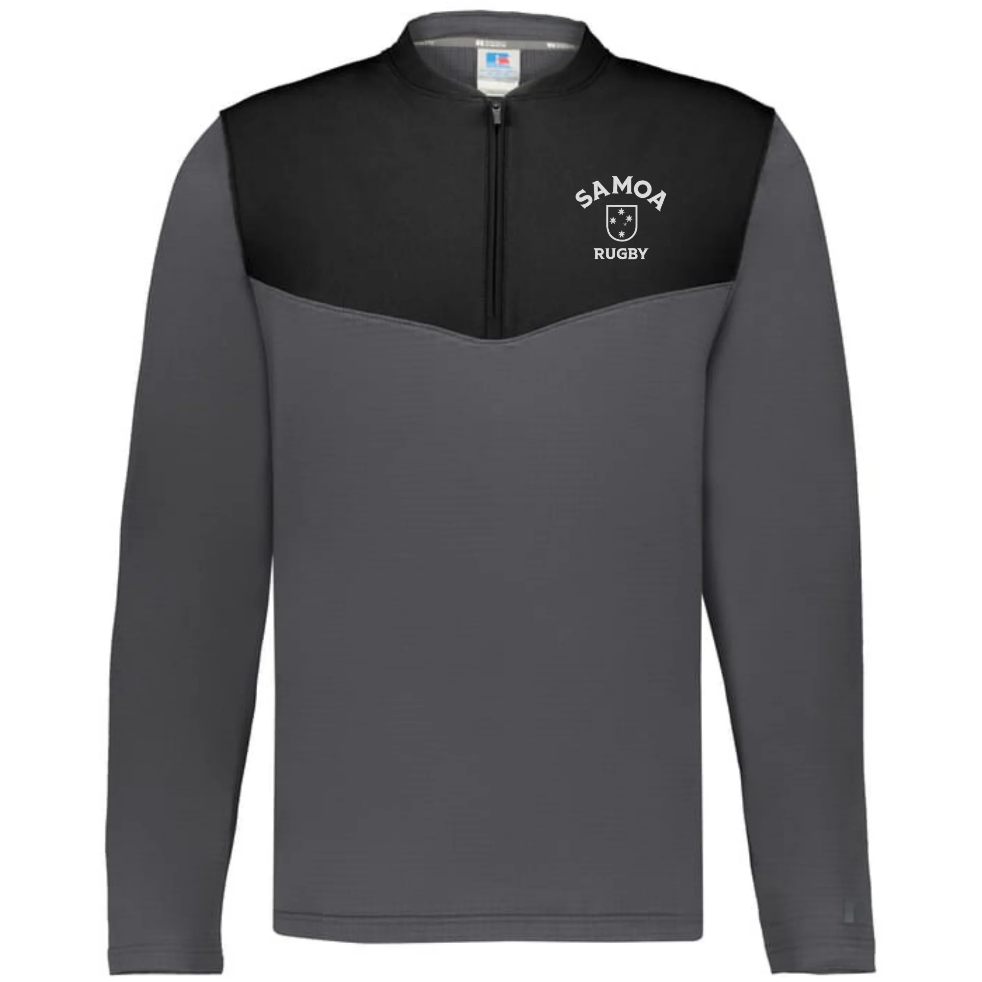 Nations of Rugby Samoa Sideline Grid 1/4 Zip Pullover - Image 2