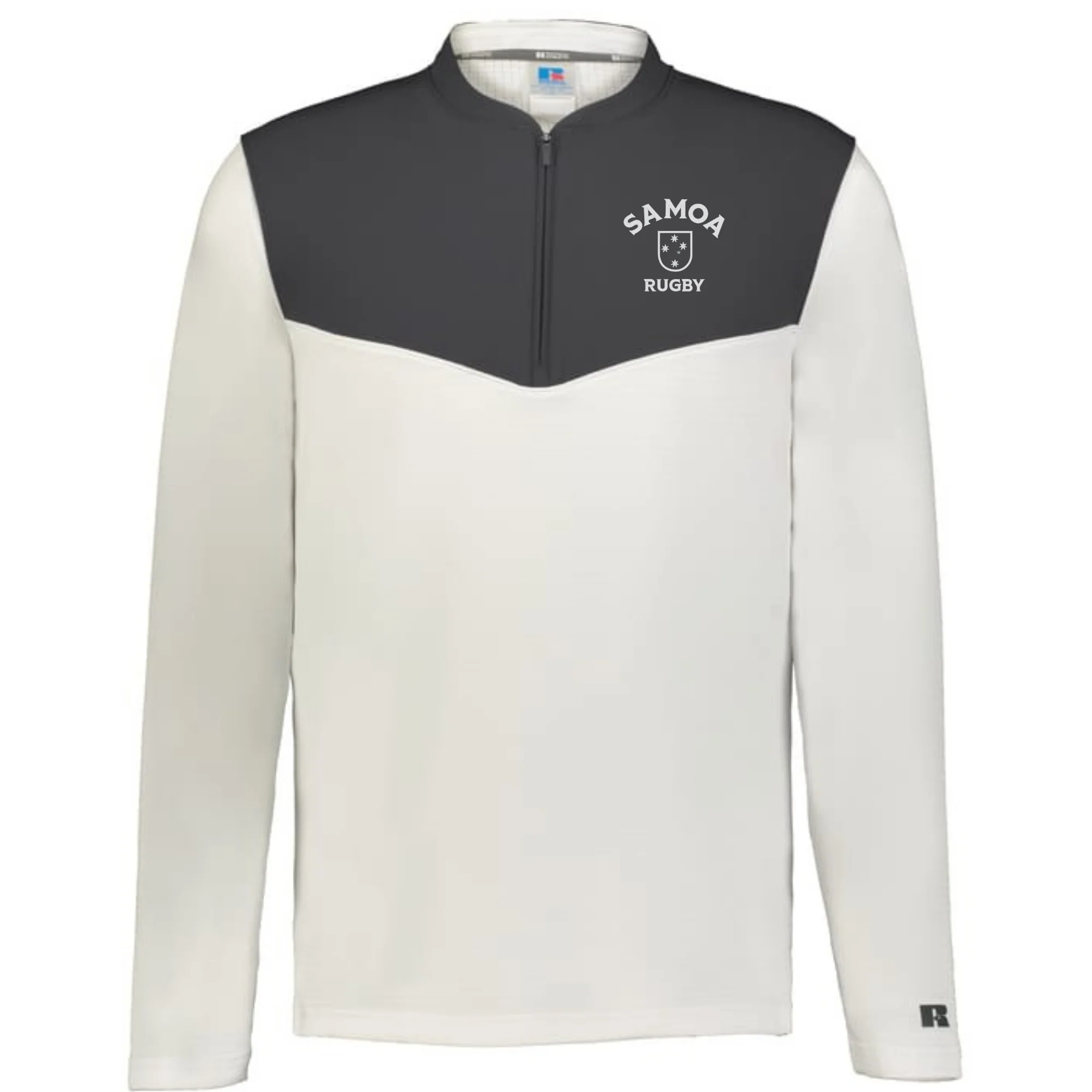 Nations of Rugby Samoa Sideline Grid 1/4 Zip Pullover - Image 3