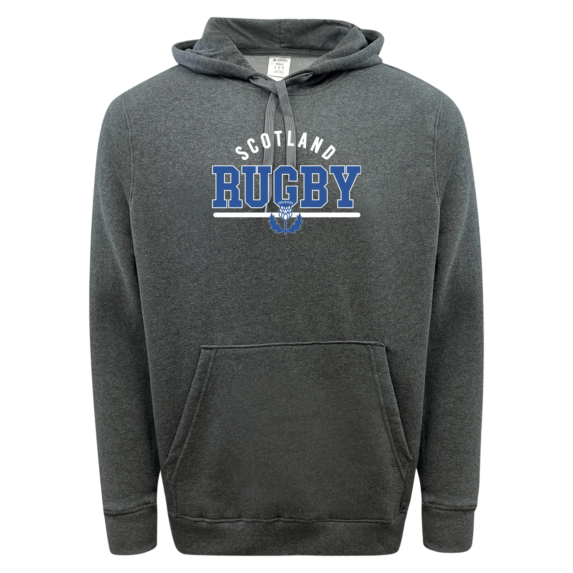 Nations of Rugby Scotland Wordmark 60/40 Pullover Hoodie - Image 2