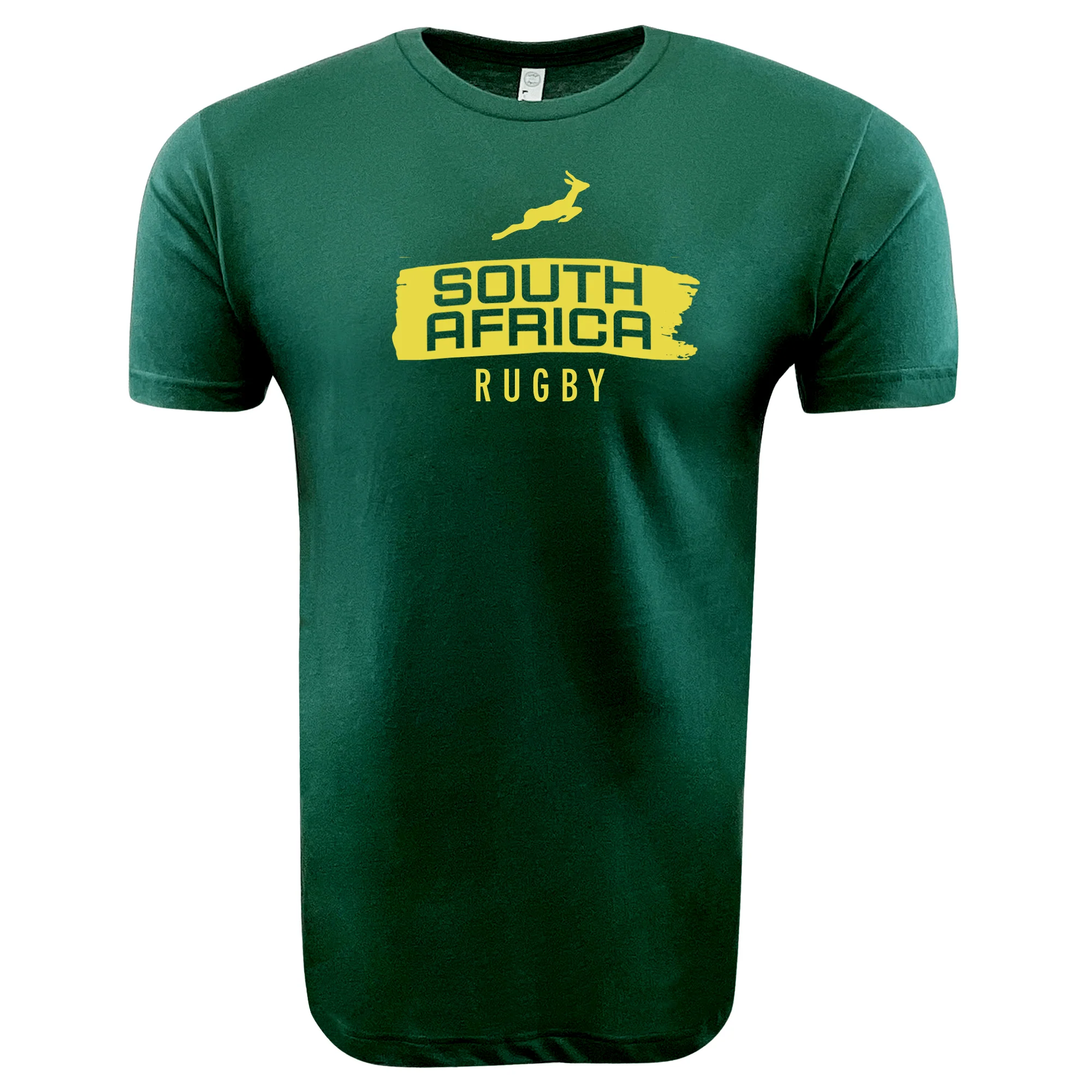Nations of Rugby South Africa Brush Stroke Supersoft Tee 24 - Image 3