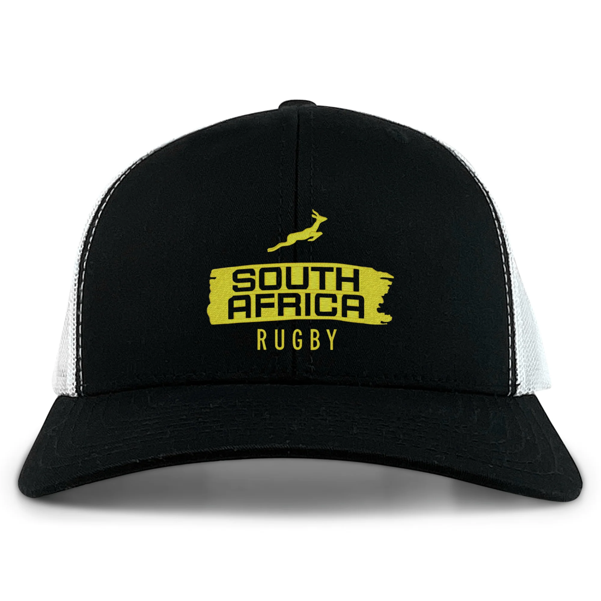 Nations of Rugby South Africa Brush Stroke Retro Trucker Cap - Image 3