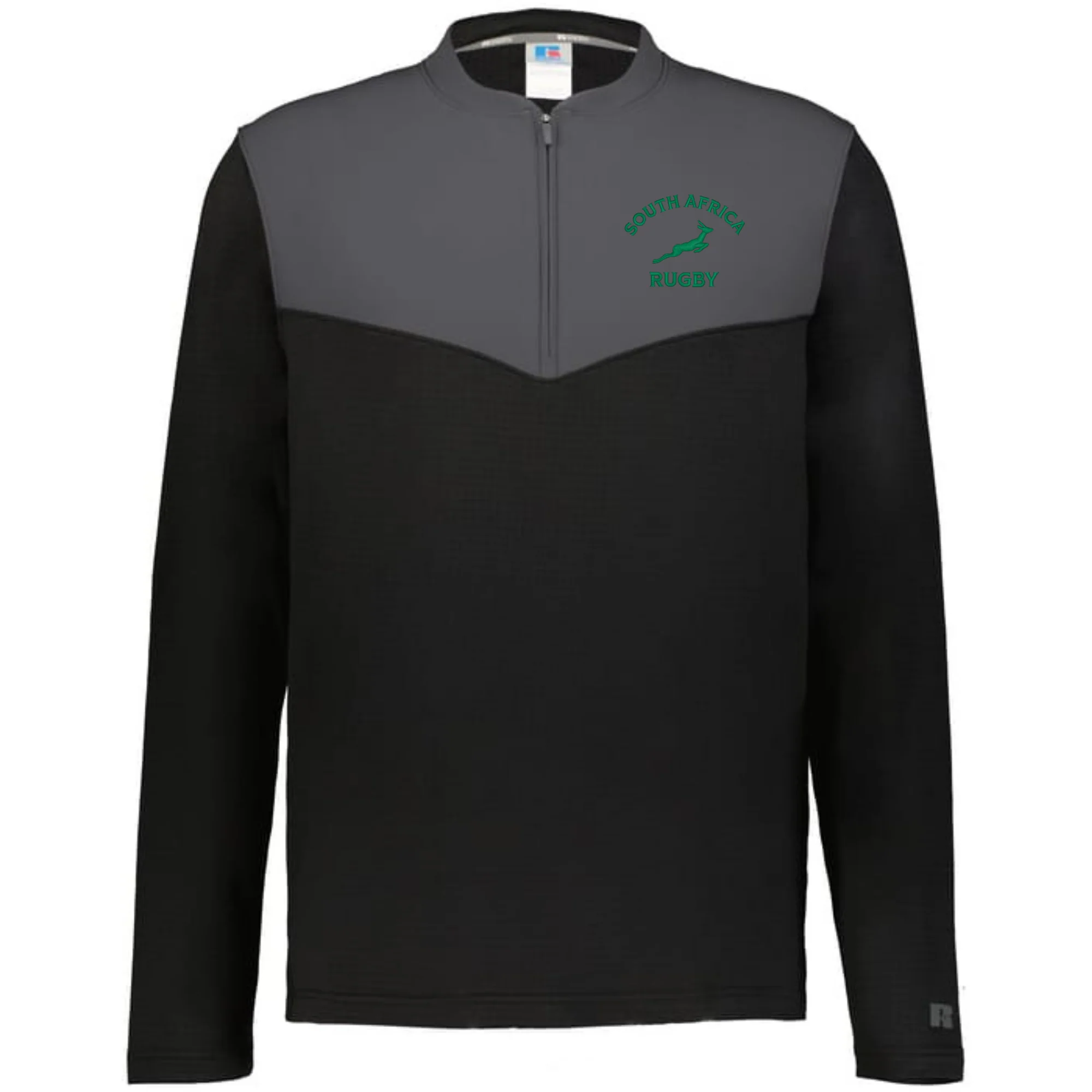 Nations of Rugby South Africa Sideline Grid 1/4 Zip Pullover