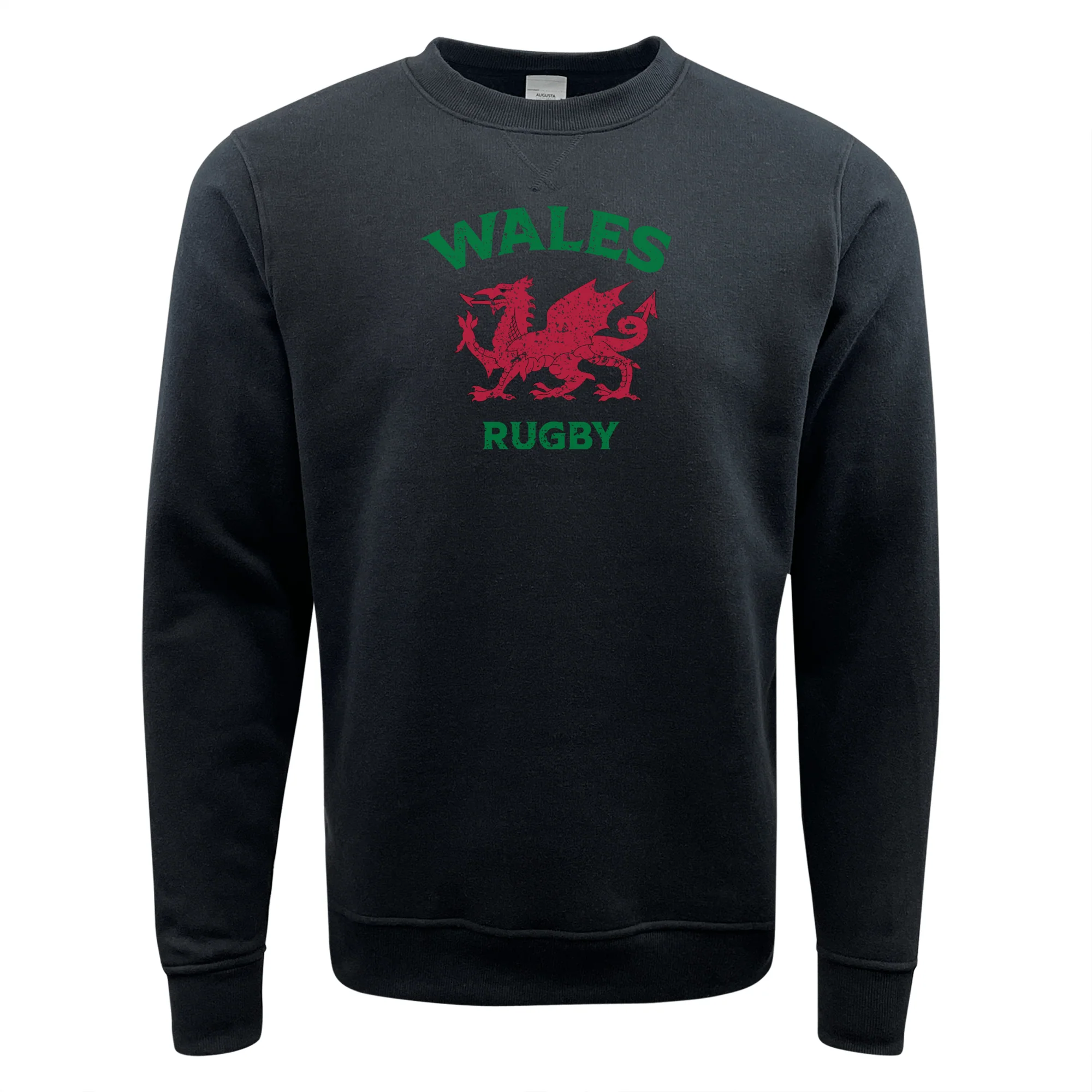 Nations of Rugby Wales Rugby Fleece Crewneck Sweatshirt - Image 3