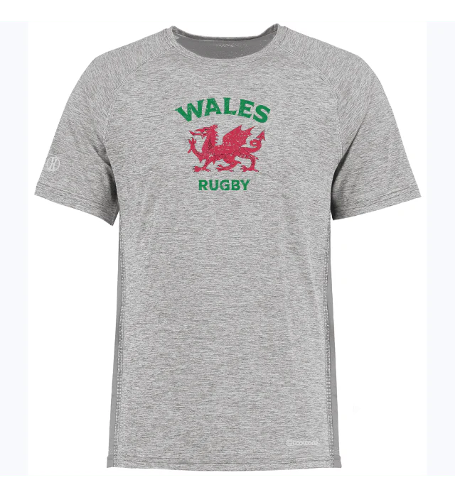 Nations of Rugby Wales Rugby Electrify Training Tee - Image 2