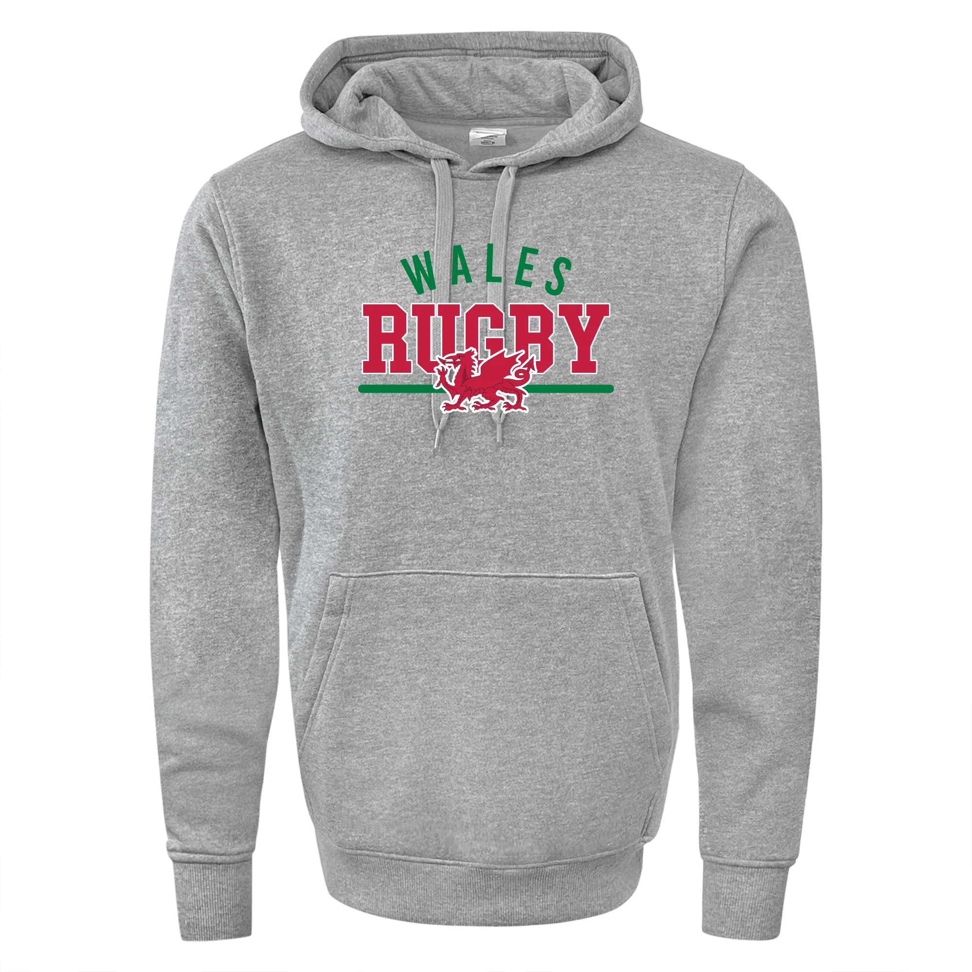 Nations of Rugby Wales Wordmark 60/40 Pullover Hoodie - Image 2