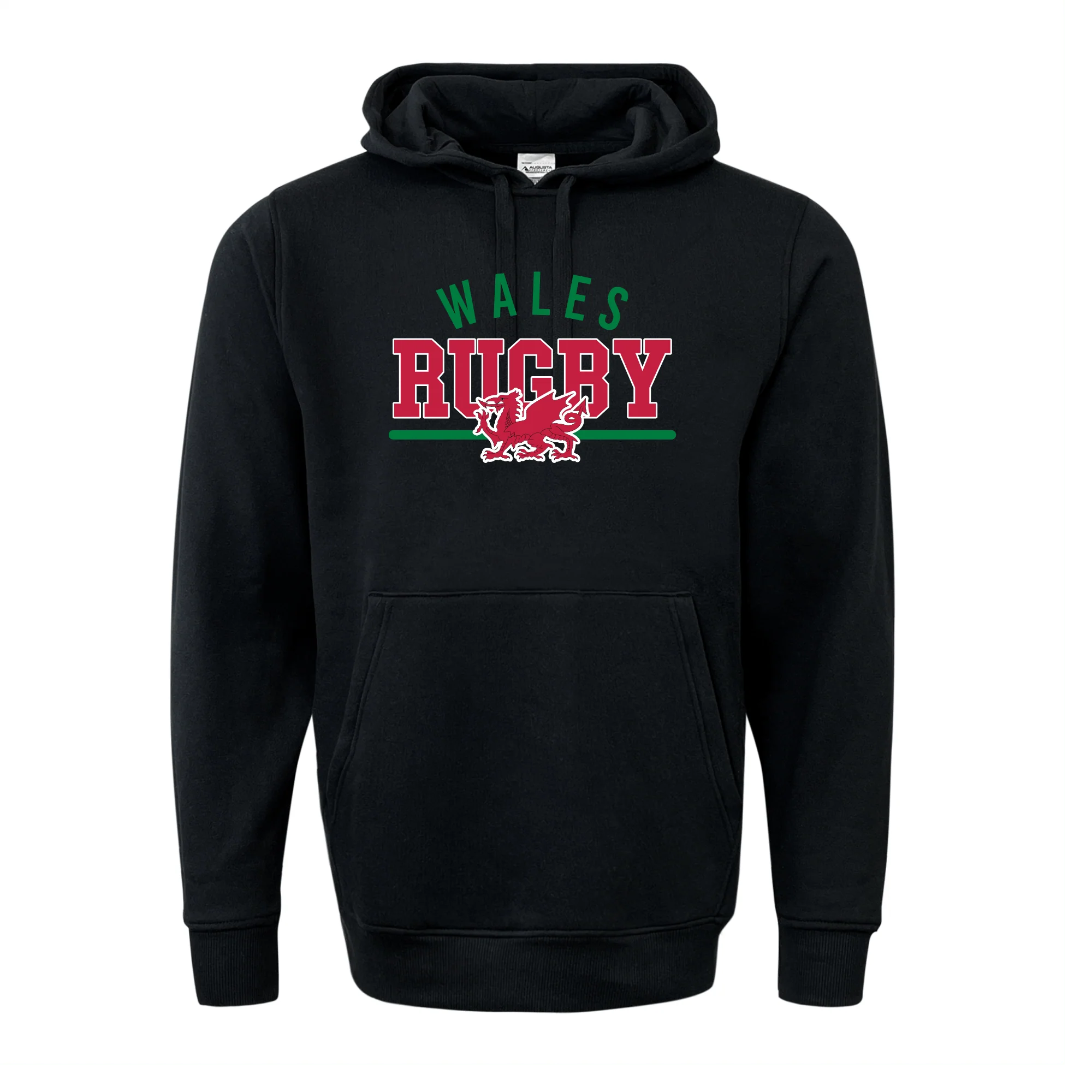 Nations of Rugby Wales Wordmark 60/40 Pullover Hoodie - Image 3
