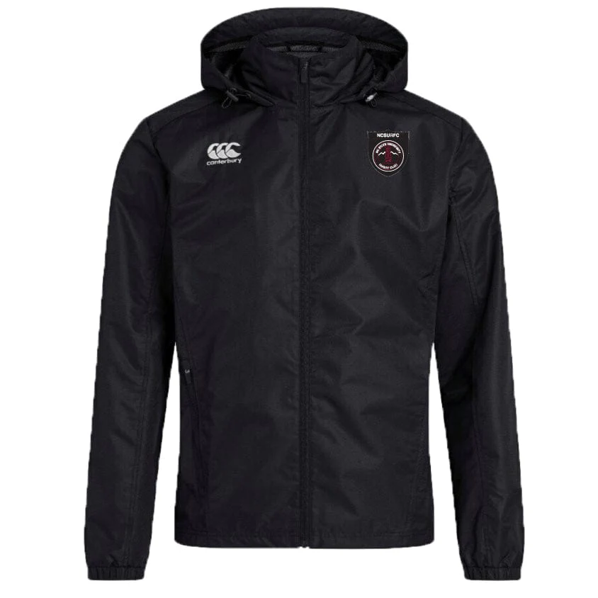 NC State RFC Club Vaposhield Full Zip Rain Jacket by Canterbury