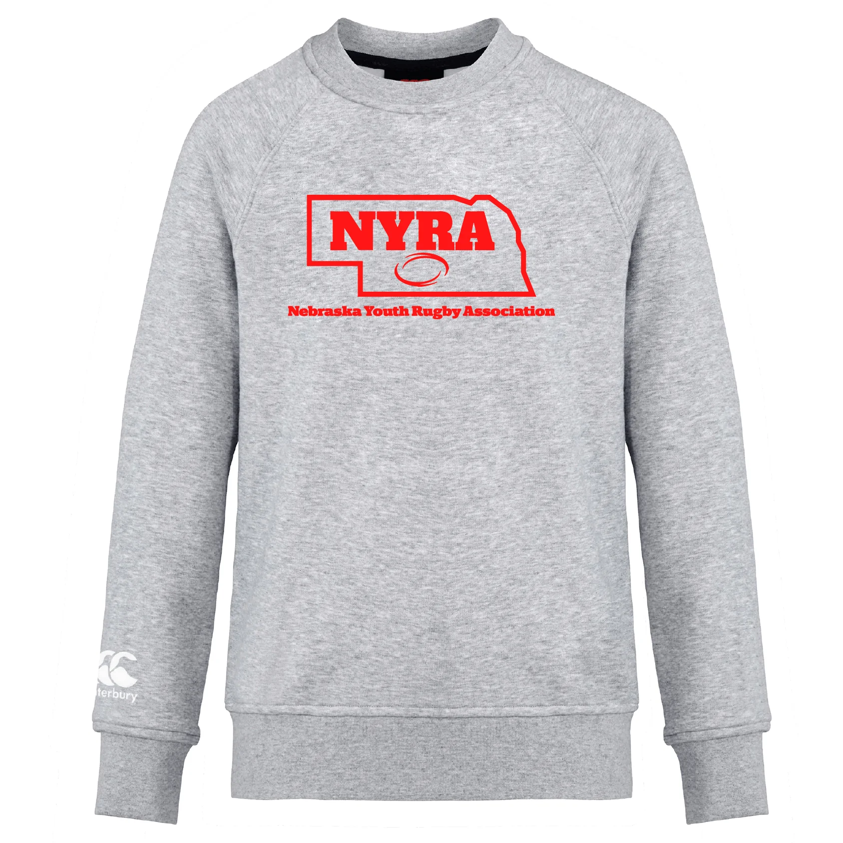 Nebraska Youth Rugby Association Club Crew Sweatshirt by Canterbury - Image 2