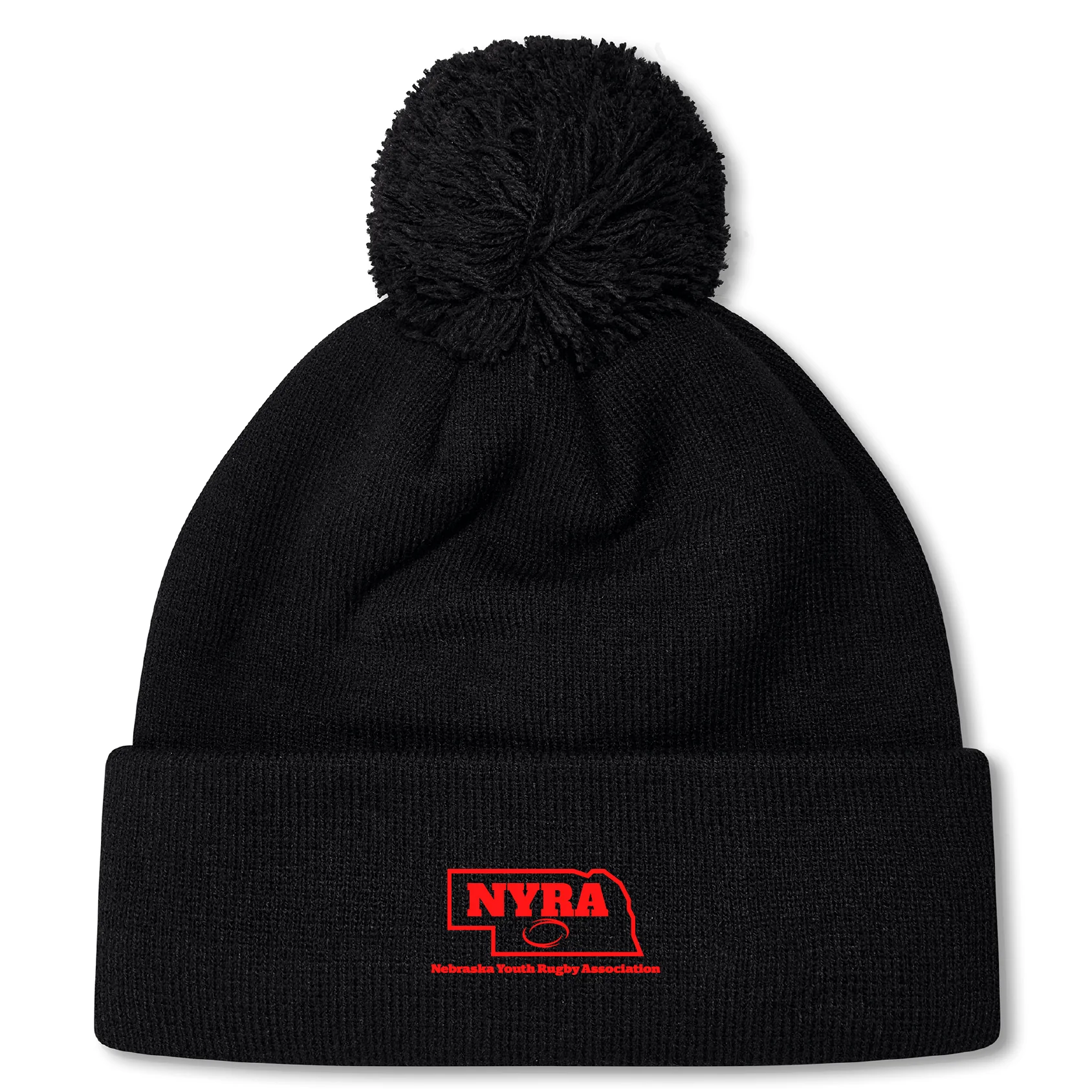 Nebraska Youth Rugby Association Pom Pom Beanie by Canterbury
