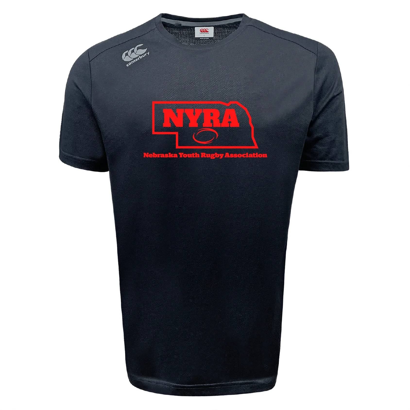 Nebraska Youth Rugby Association Tempo Vapodri T-Shirt by Canterbury