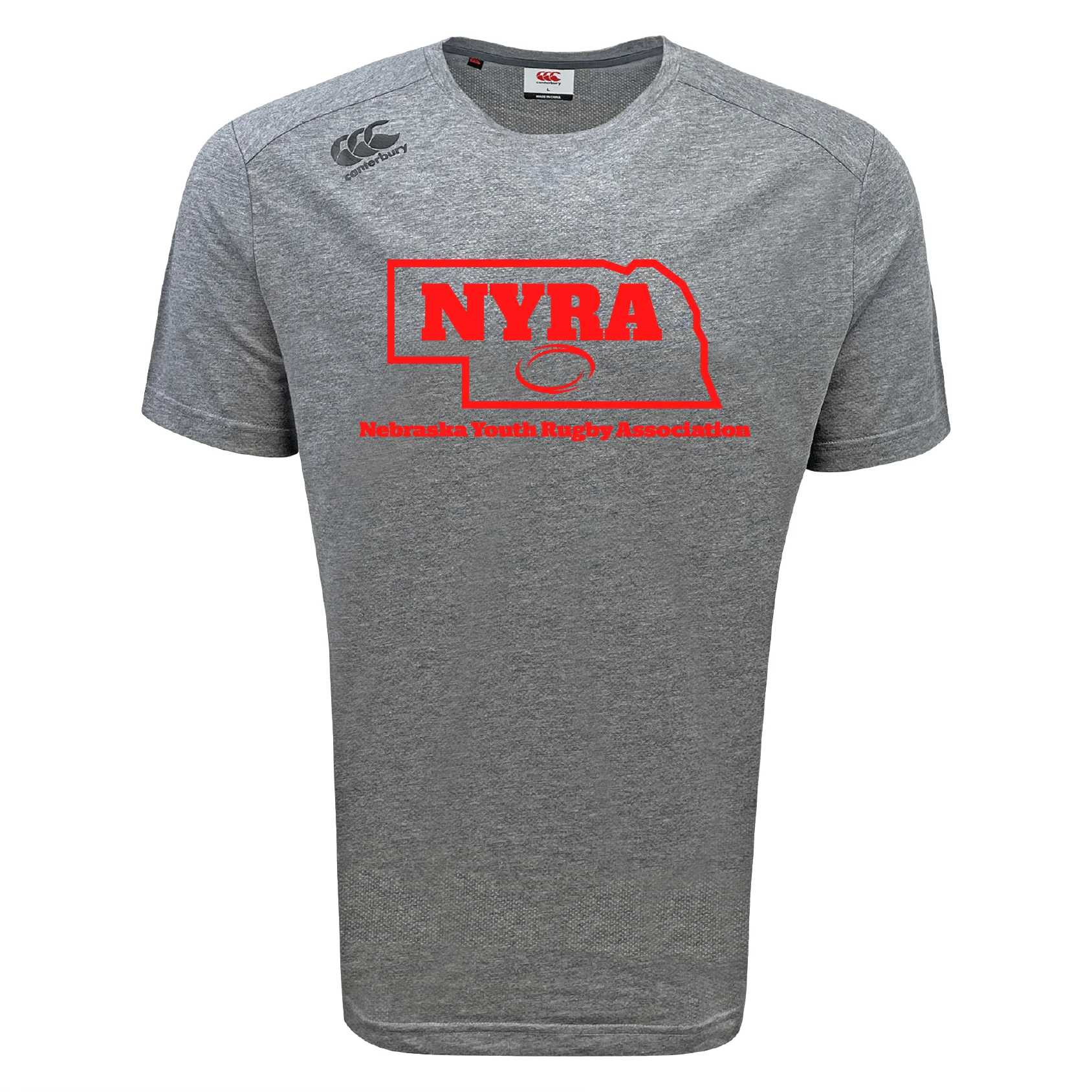 Nebraska Youth Rugby Association Tempo Vapodri T-Shirt by Canterbury - Image 2