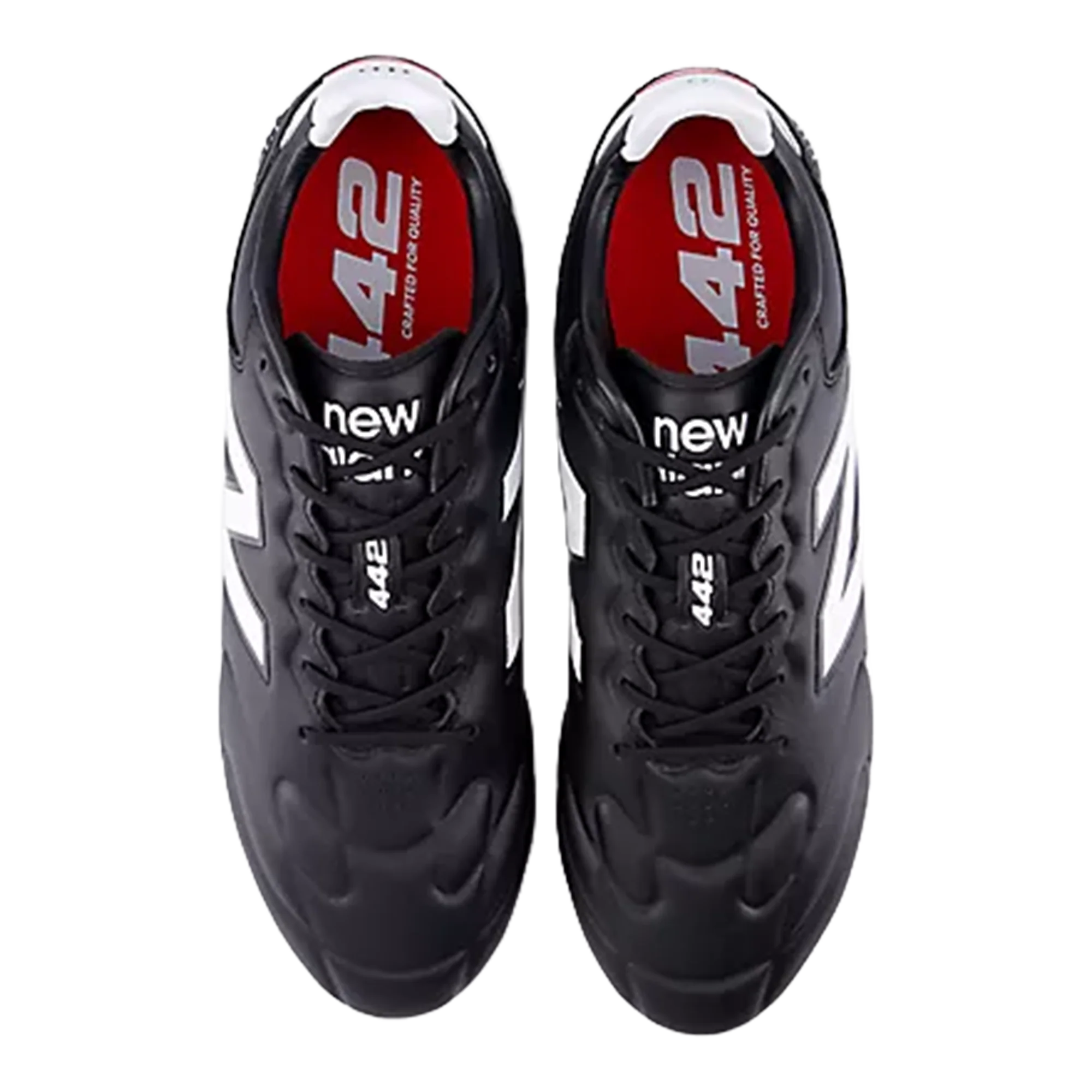 New Balance 442 Elite FG v3 - Black/White - Image 4