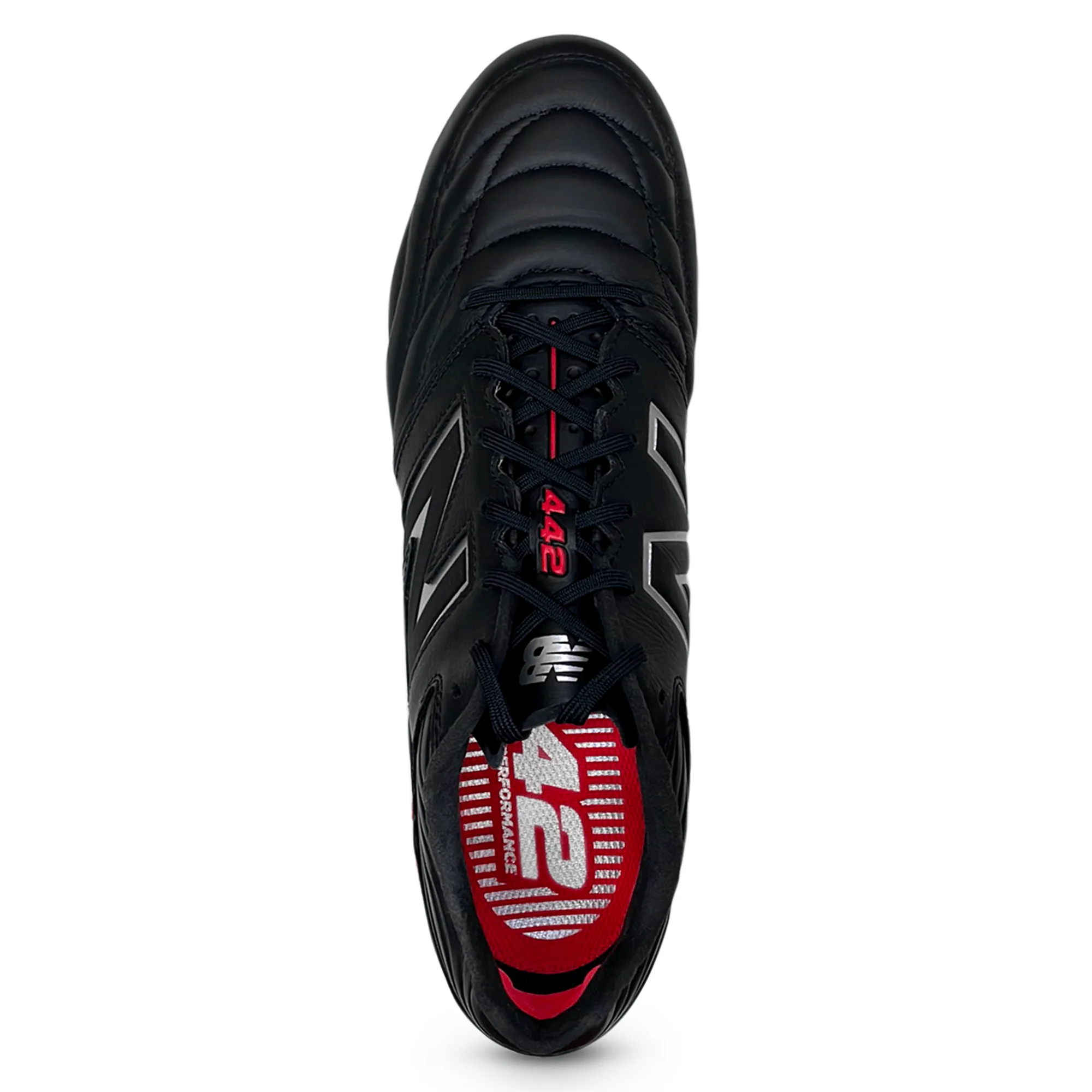 New Balance 442 V2 Pro FG - Black/Silver - Image 3