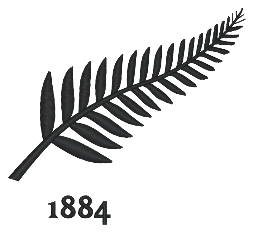 Nations of Rugby New Zealand Vintage Hooped Classic Jersey - Image 2
