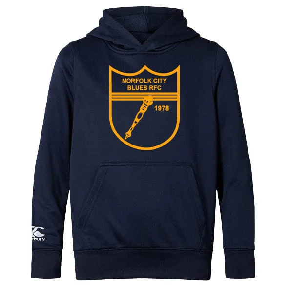 Norfolk Blues Club Lightweight Hoodie by Canterbury - Image 2