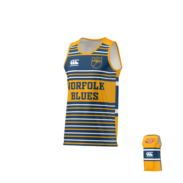 Norfolk Blues Eco-Sublimate Singlet-Mens