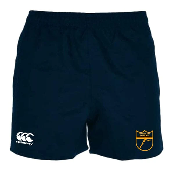 Norfolk Blues Professional Polyester Rugby Short by Canterbury