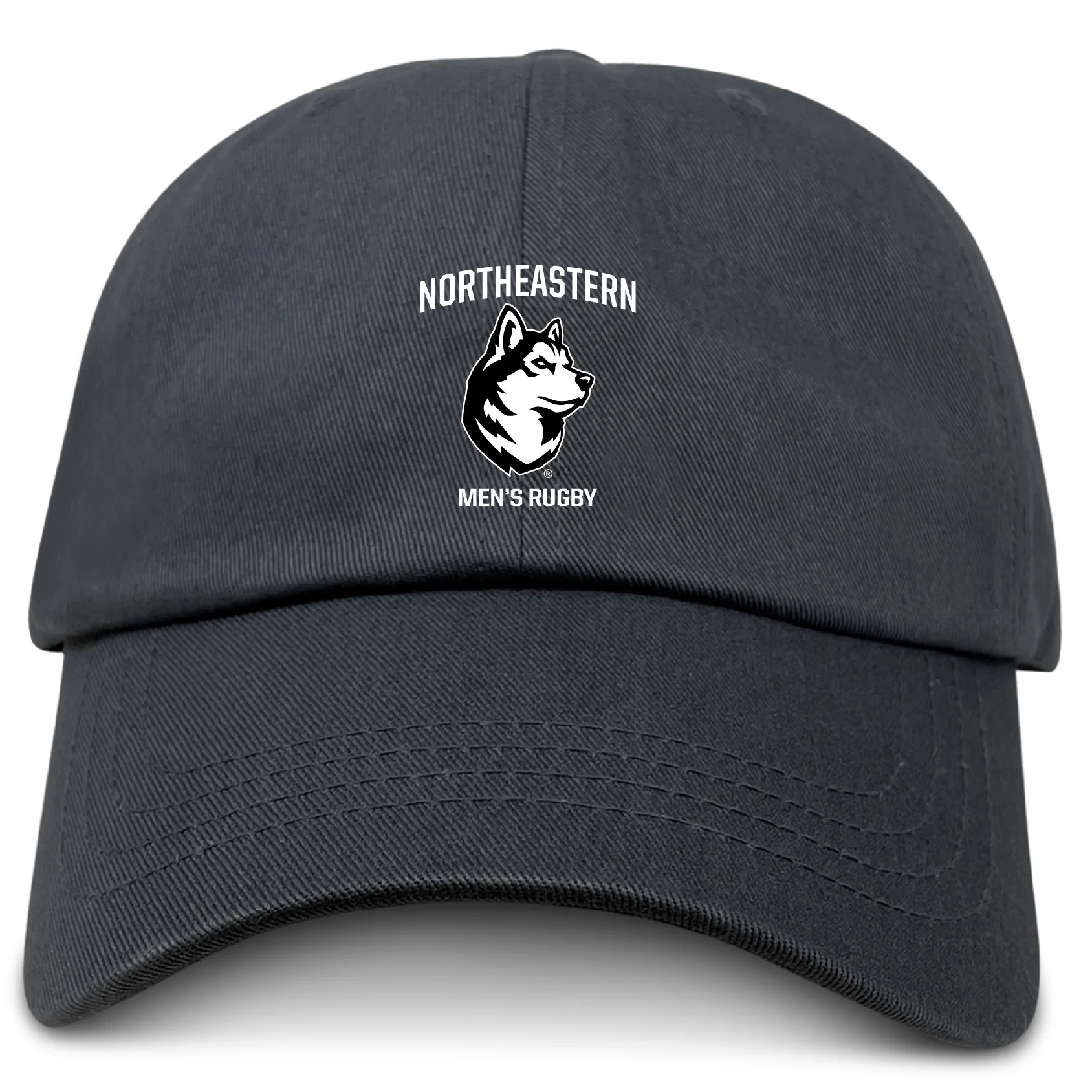 Northeastern University Men's Rugby Adult Low-Profile Cotton Twill Dad Cap - Image 2
