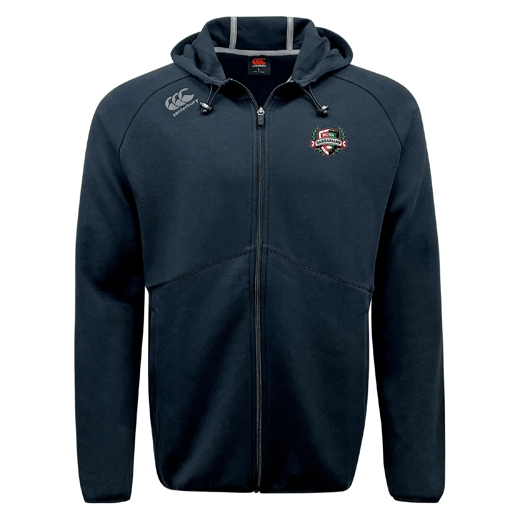 NOVA Barbarians Tempo Vapodri Full-Zip Hoodie by Canterbury
