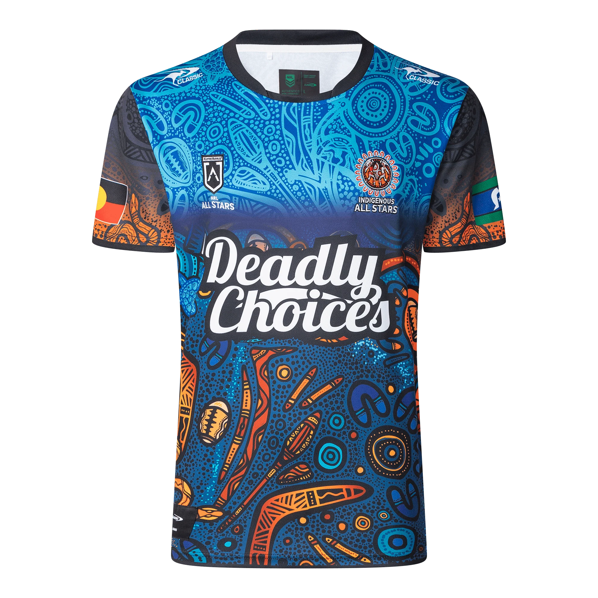NRL Indigenous All Stars 25/26 Replica Home Jersey by Classic Sportswear