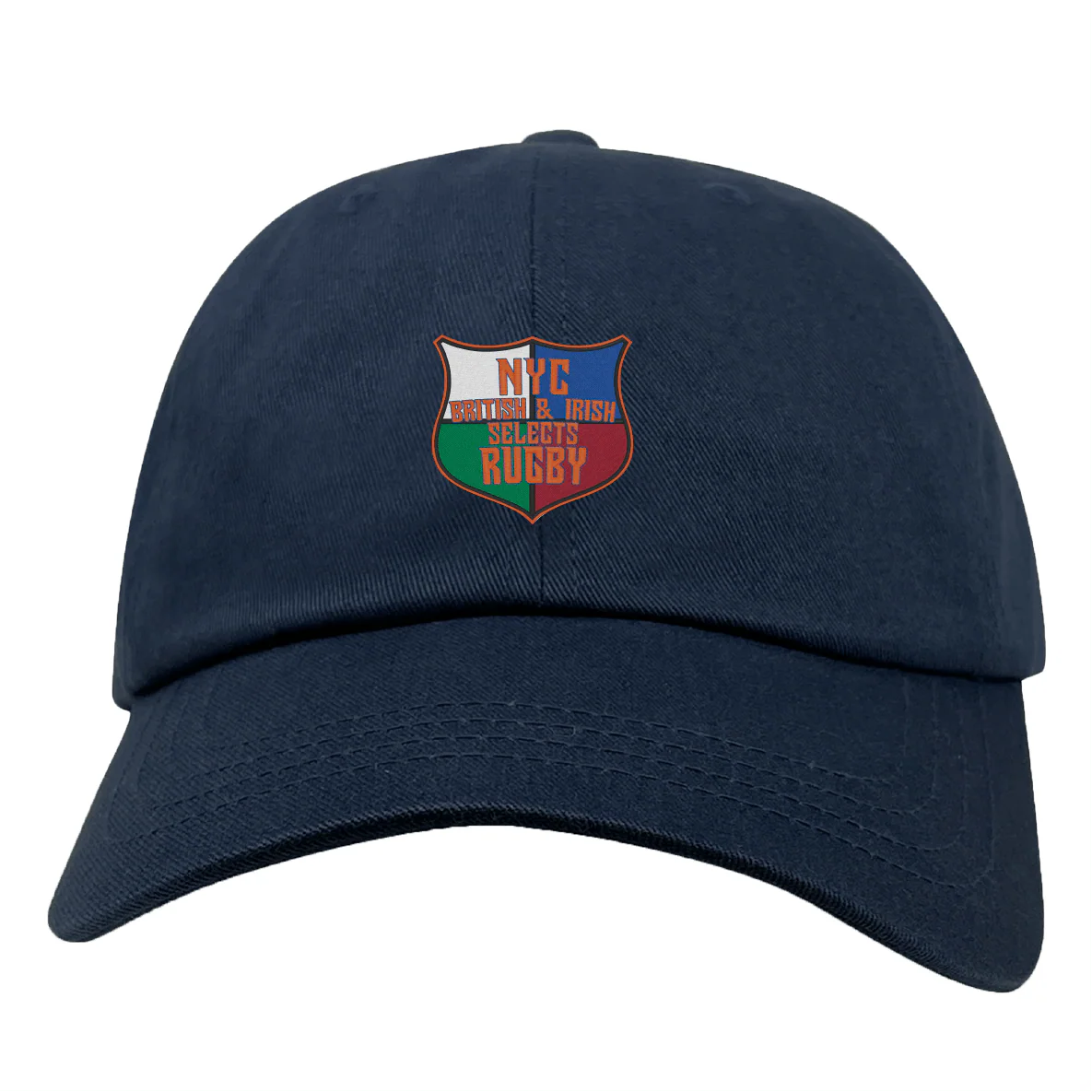 NYC British and Irish Selects Adult Low-Profile Cotton Twill Dad Cap - Image 3