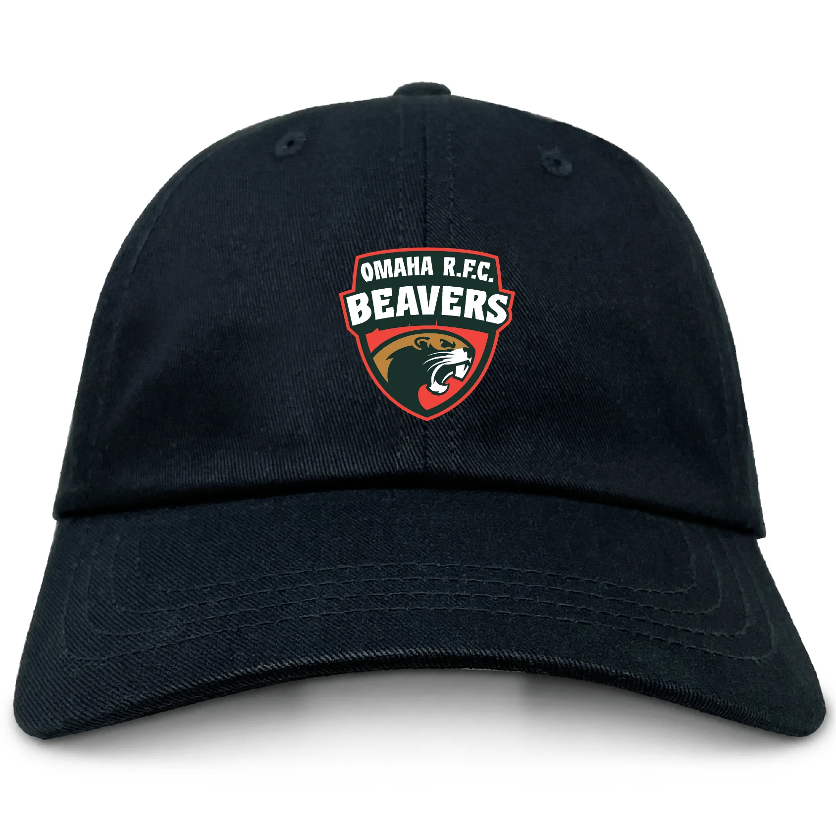 Omaha Beavers RFC Adult Low-Profile Cotton Twill Dad Cap