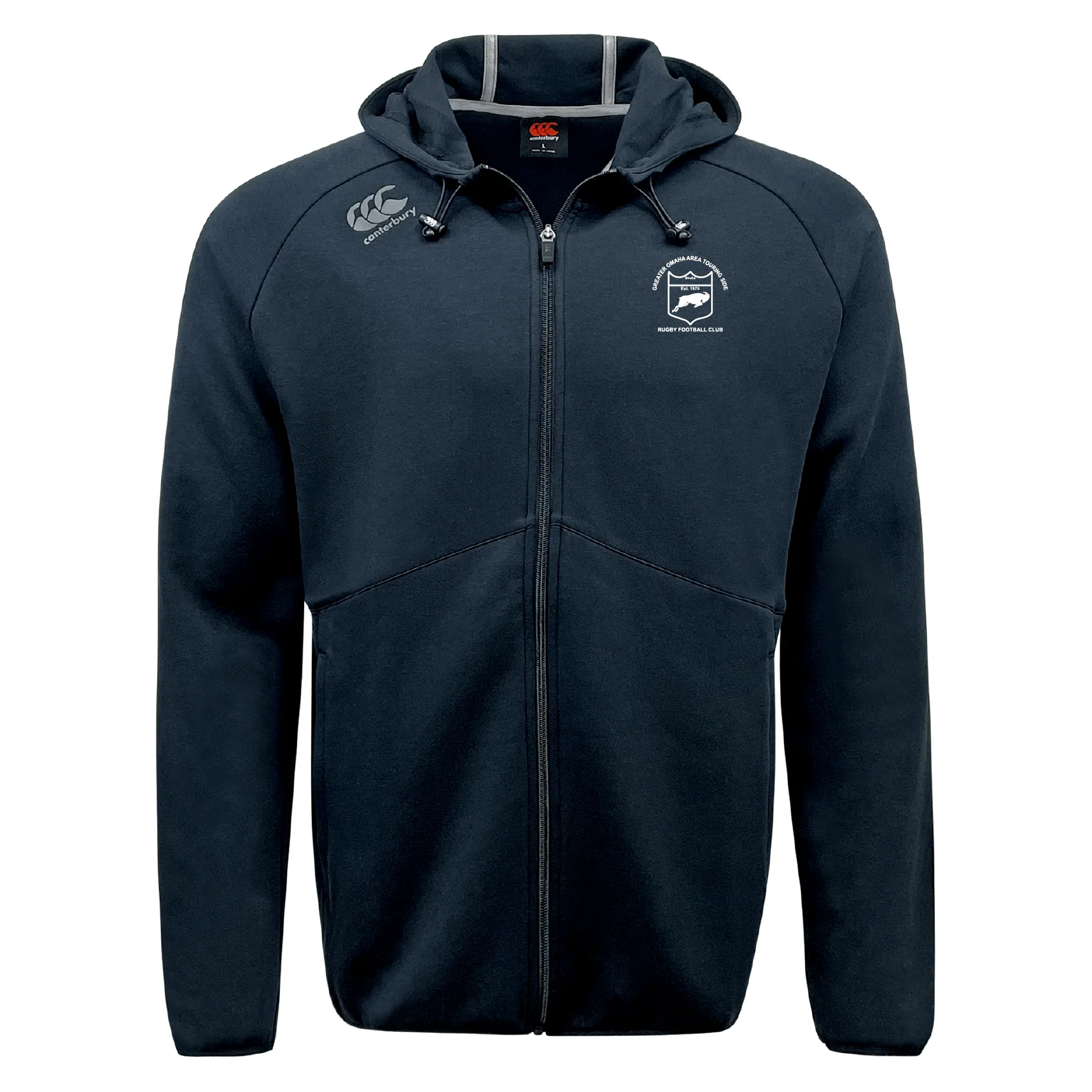 Omaha GOATS Rugby Tempo Vapodri Full-Zip Hoodie by Canterbury
