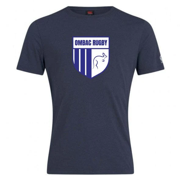 OMBAC Rugby Club Crest Plain Tee by Canterbury - Image 2
