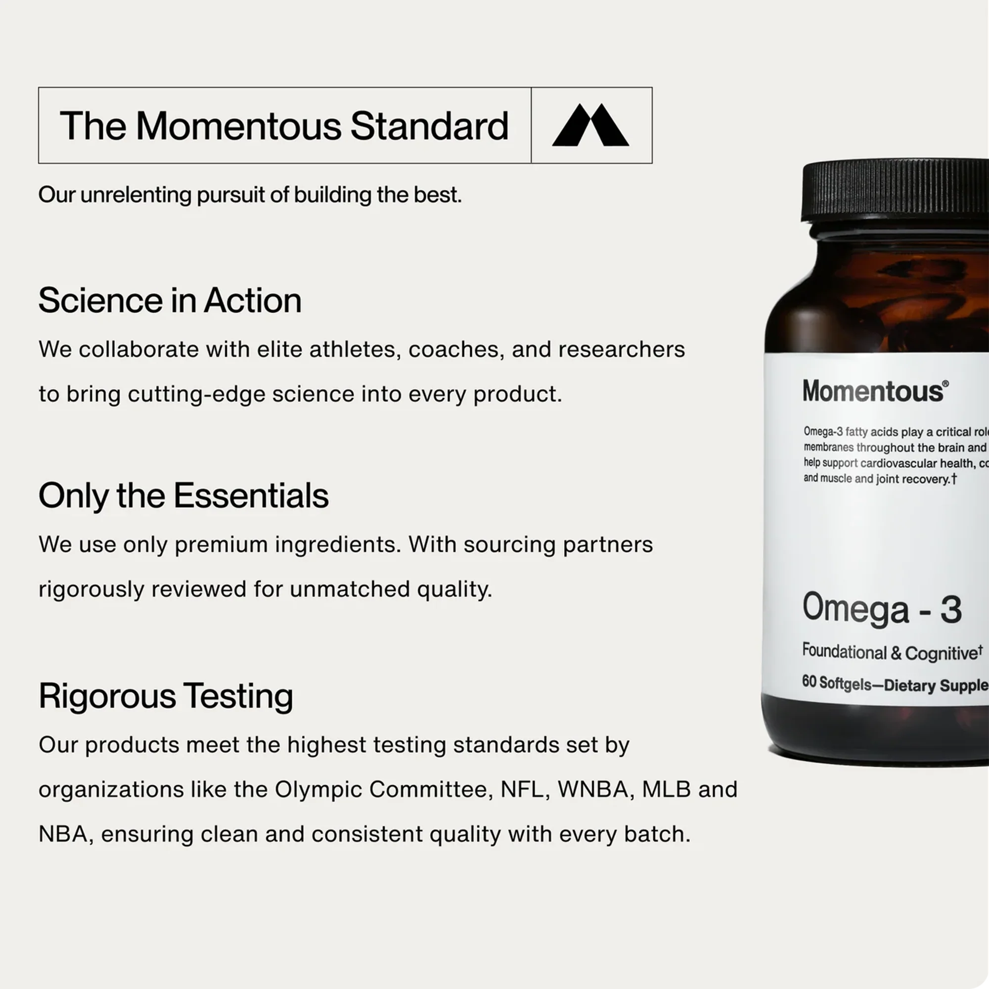 Momentous OMEGA - 3 - 30 servings per container - Image 6