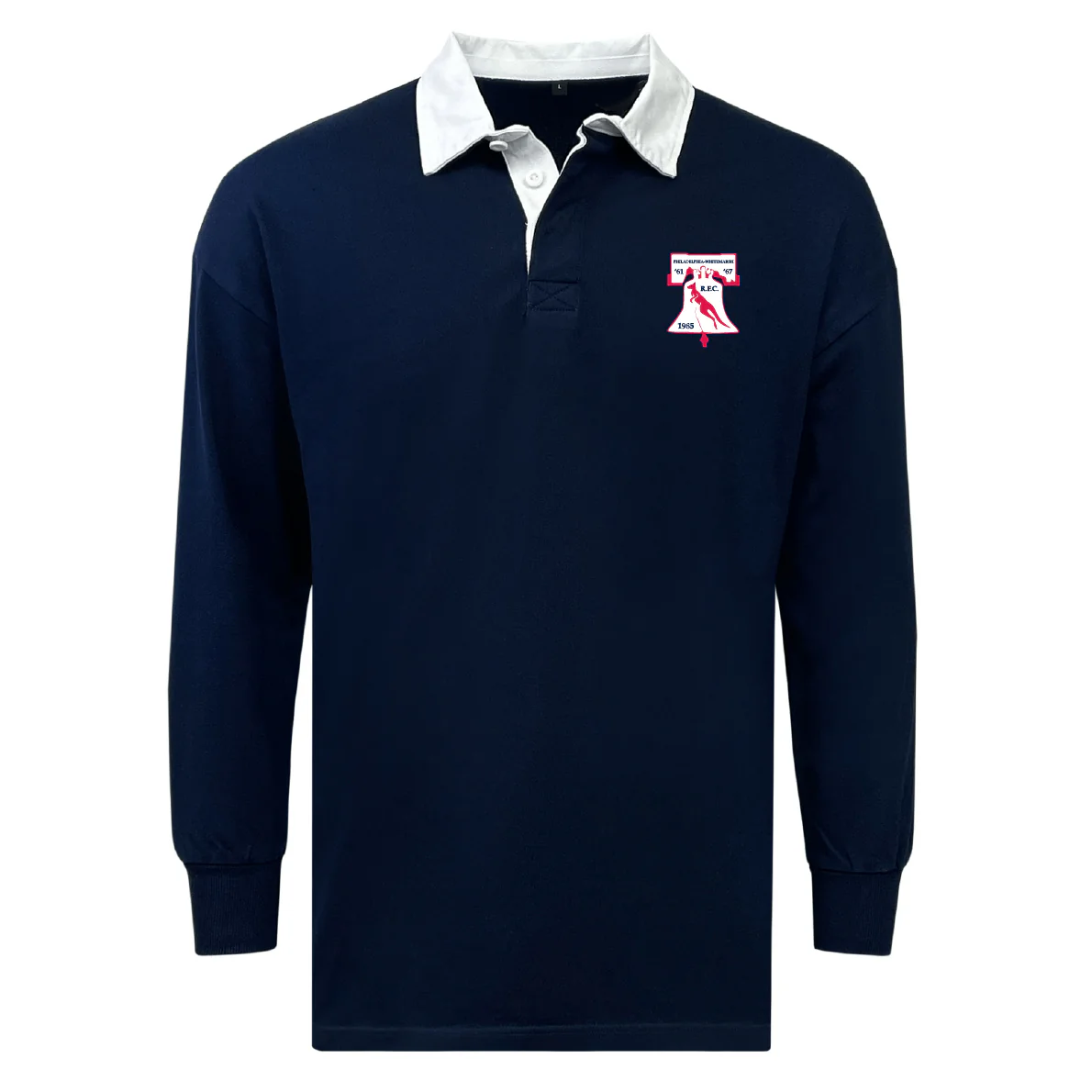 Philly Whitemarsh RFC Classic Long Sleeve Solid Rugby Jersey