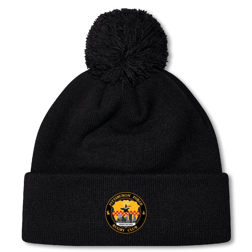 Pittsburgh Forge Pom Pom Beanie by Canterbury
