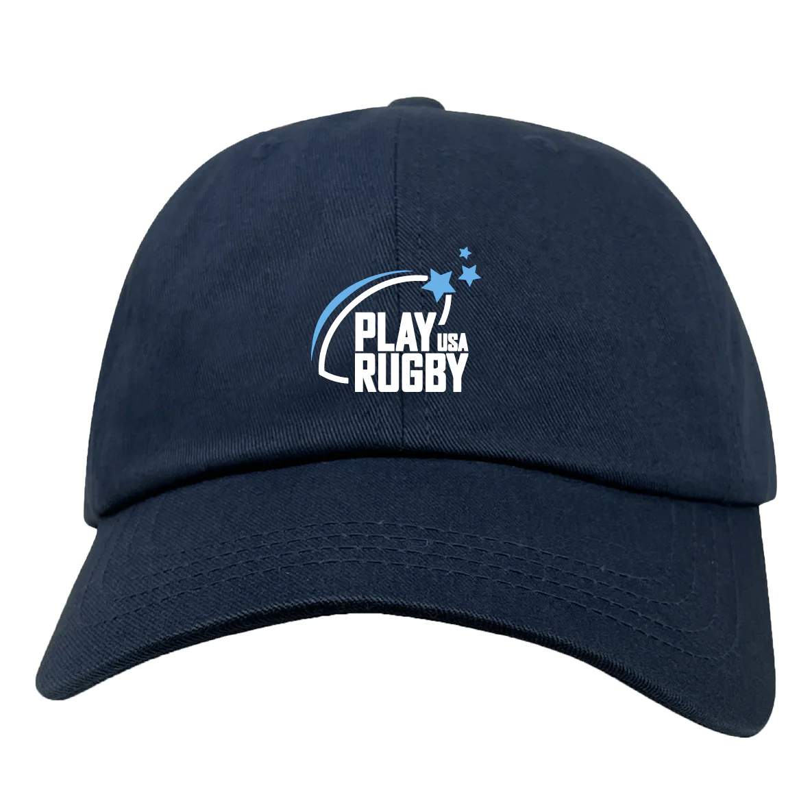 Play Rugby USA Adult Low-Profile Cotton Twill Dad Cap - Image 2
