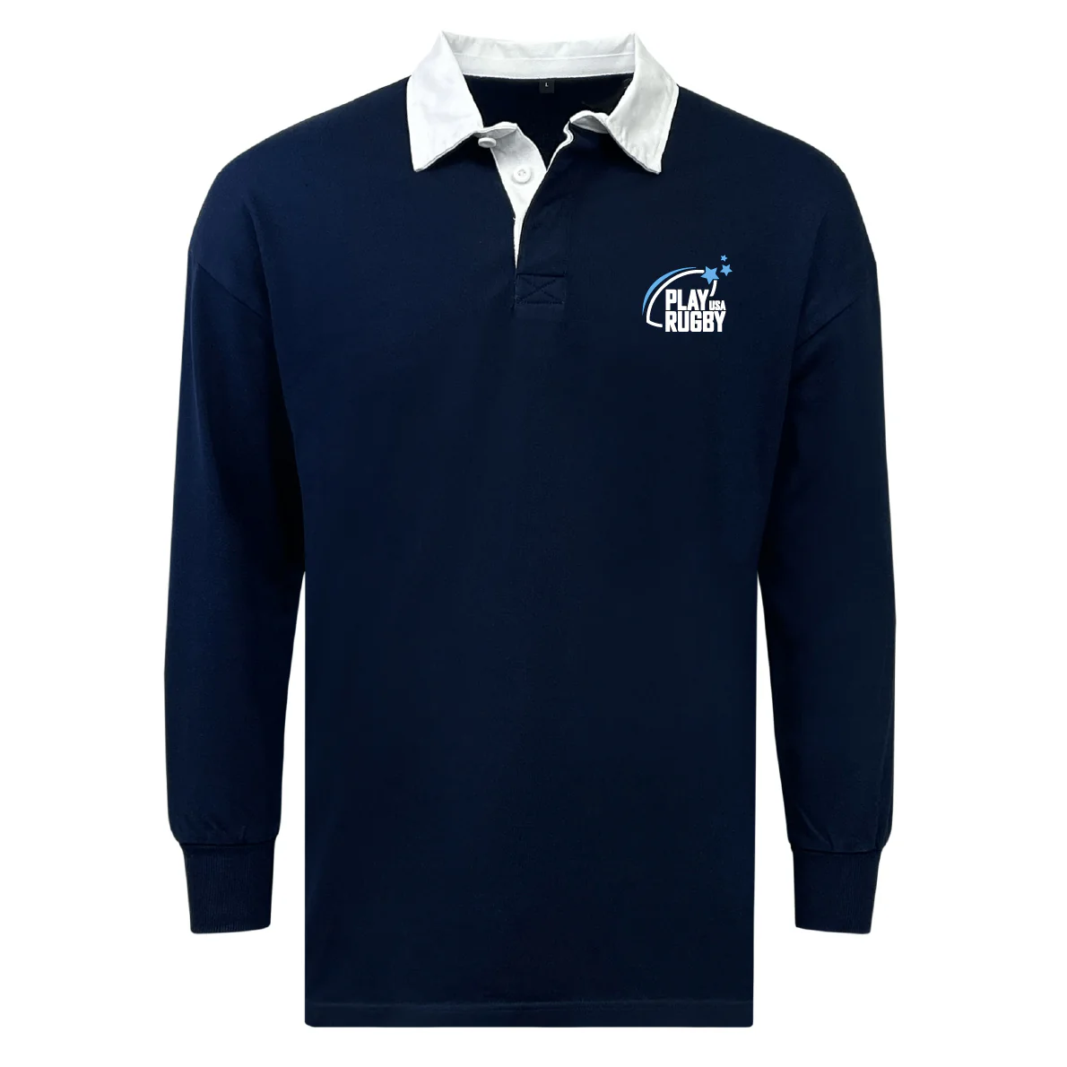 Play Rugby USA Classic Long Sleeve Solid Rugby Jersey