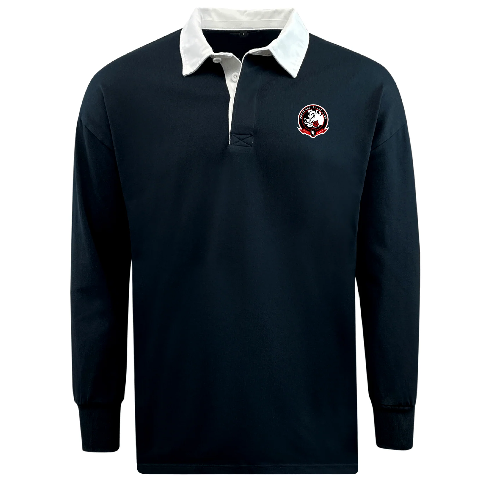 Portland Rugby Classic Long Sleeve Solid Rugby Jersey