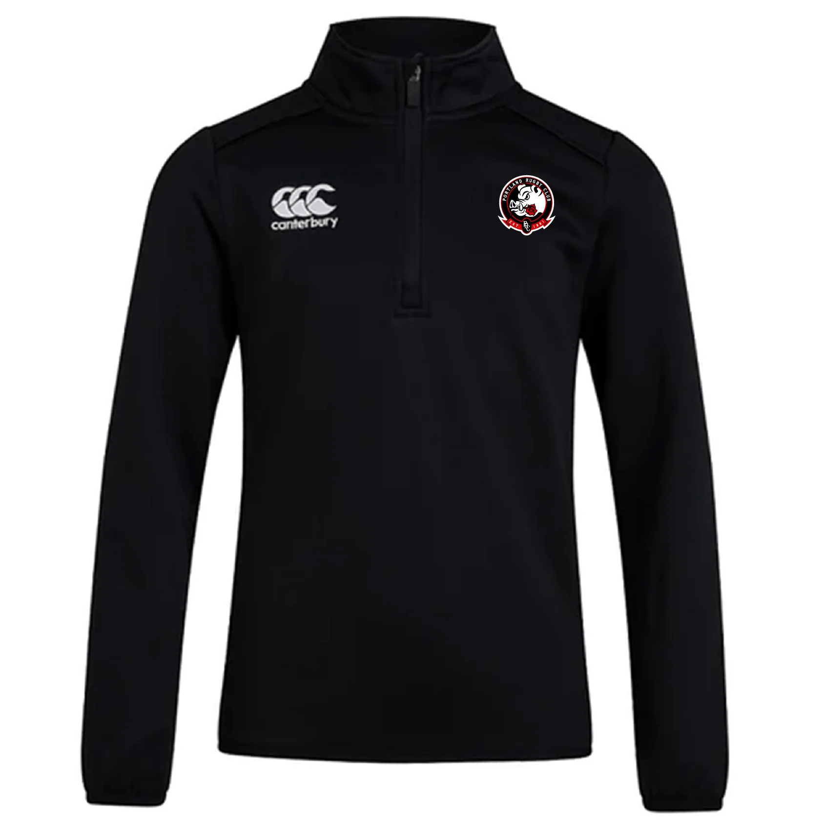 Portland Rugby Club 1/4 Zip Mid Layer Training Top by Canterbury