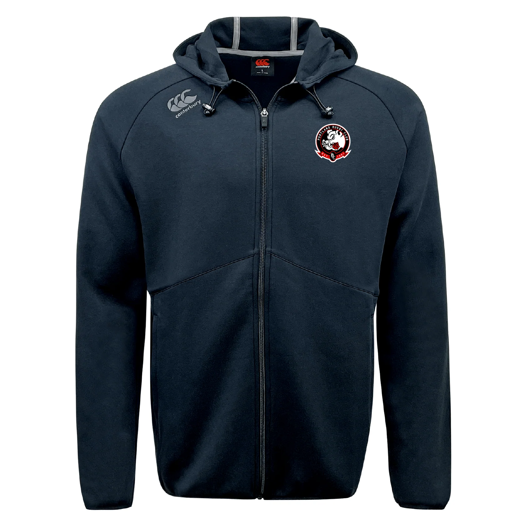 Portland Rugby Tempo Vapodri Full-Zip Hoodie by Canterbury