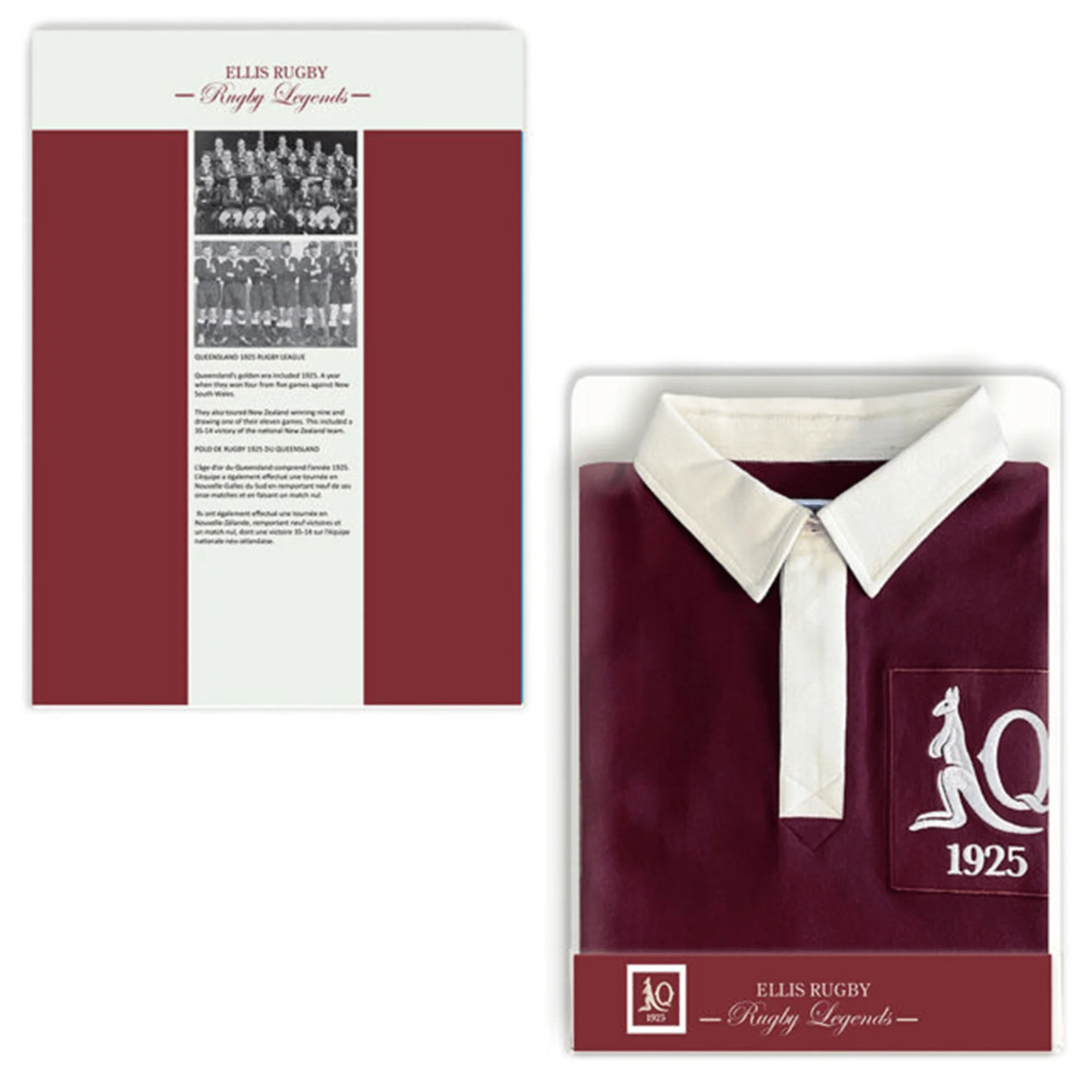 Ellis Rugby Queensland 1925 Vintage Rugby League Polo - Image 7
