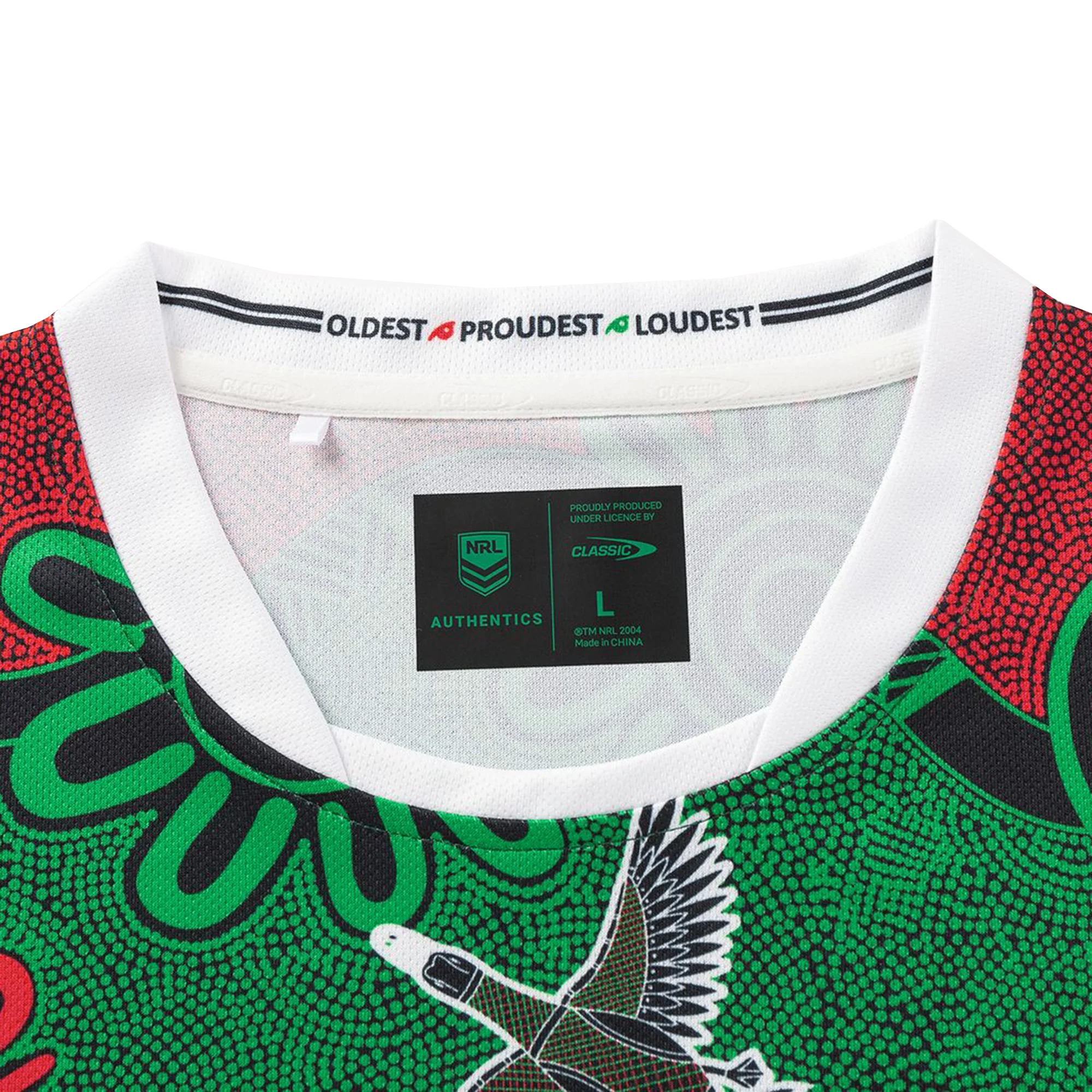 Rabbitohs Indigenous NRL 25/26 Replica Jersey by Classic Sportswear - Image 3