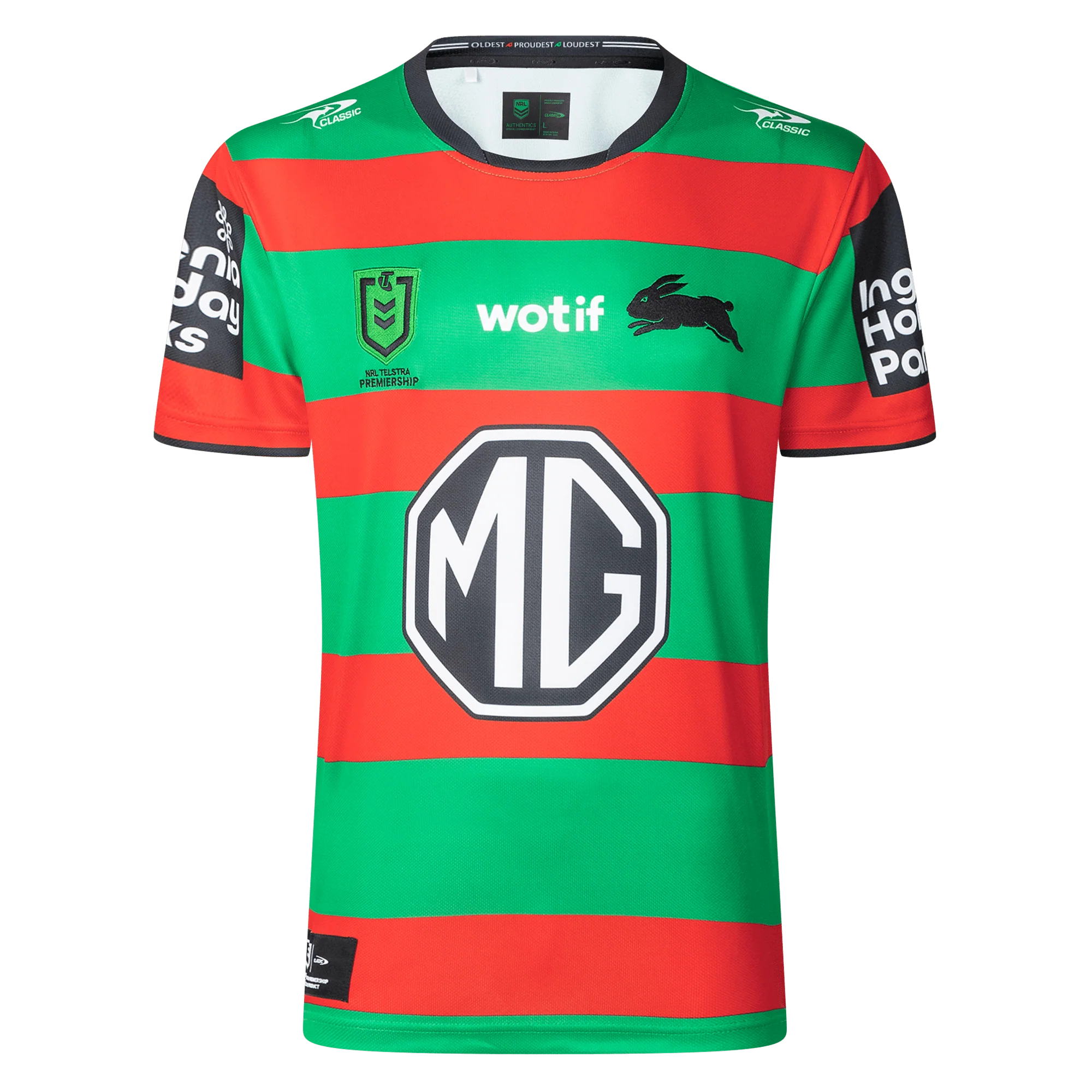 Rabbitohs NRL 25/26 Replica Home Jersey by Classic Sportswear