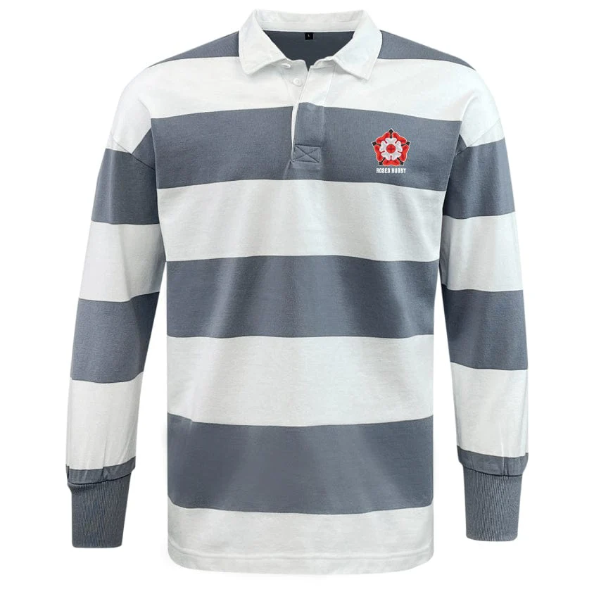 Roses Rugby Classic Long Sleeve Hooped Rugby Jersey