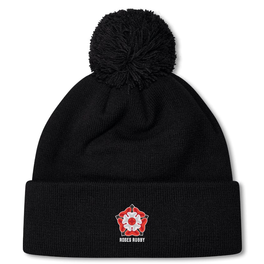Roses Rugby Pom Pom Beanie by Canterbury