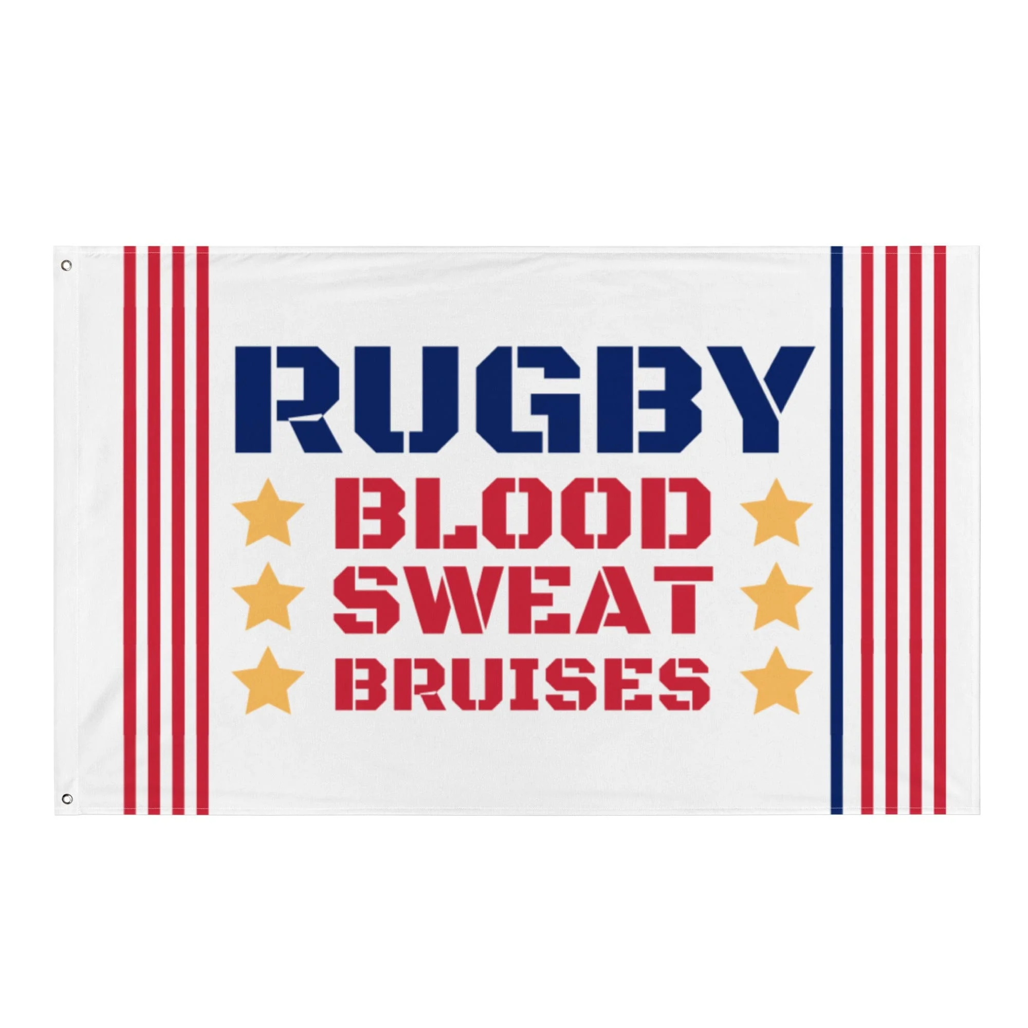 Rugby Blood Sweat Bruises Flag