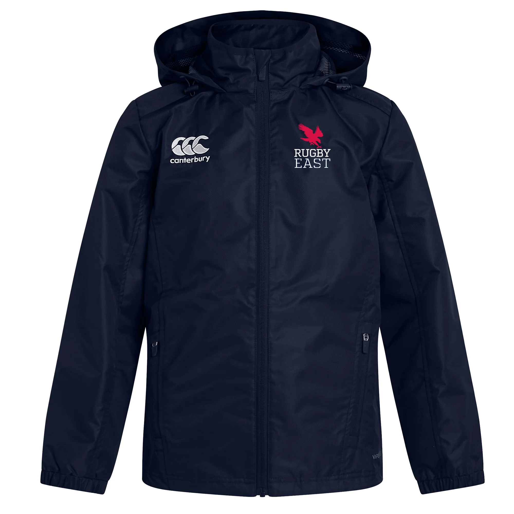 Rugby East Conference Club Vaposhield Full Zip Rain Jacket by Canterbury